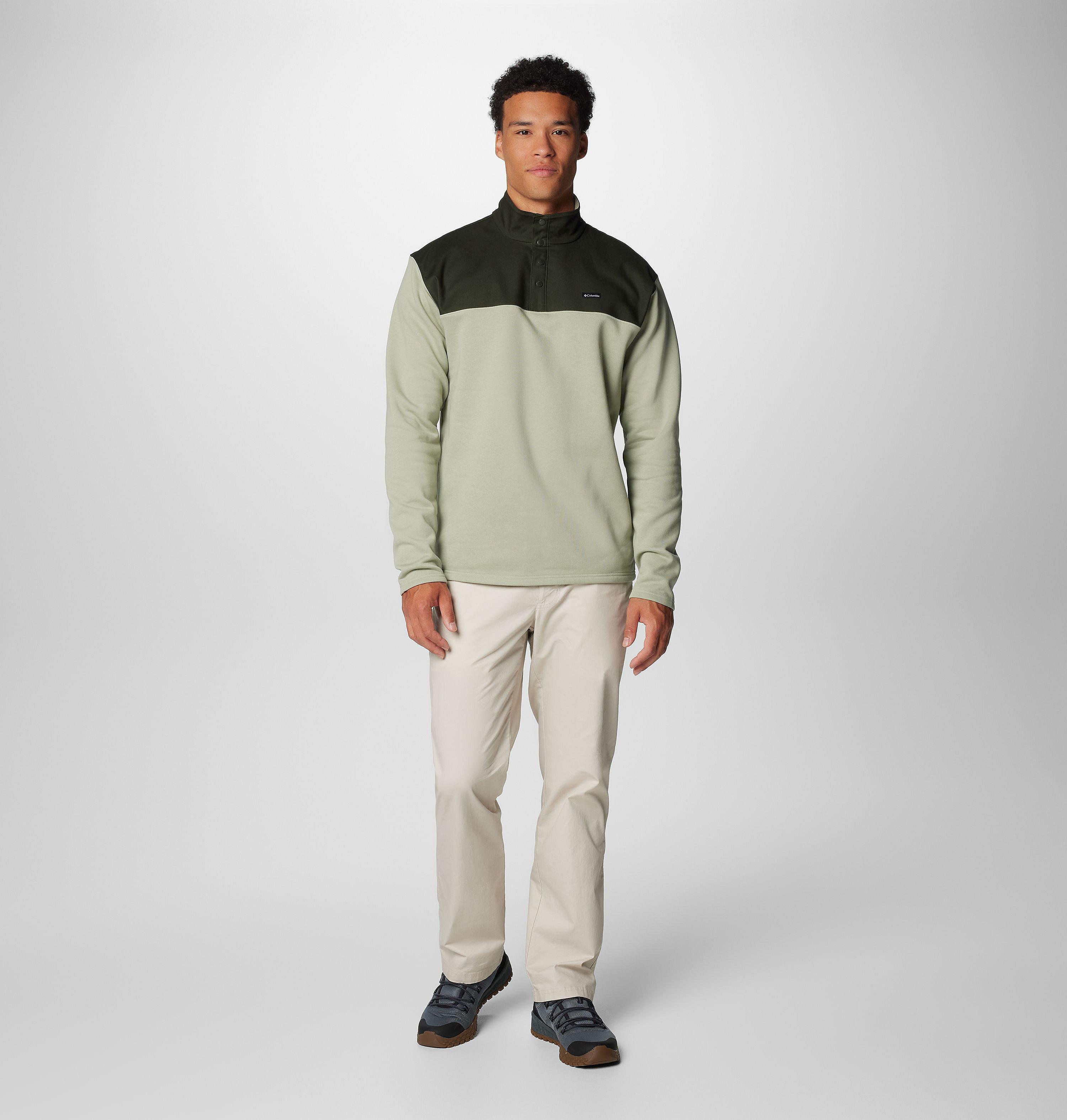 Men's Pitchstone Overlay Half Snap Pullover 3