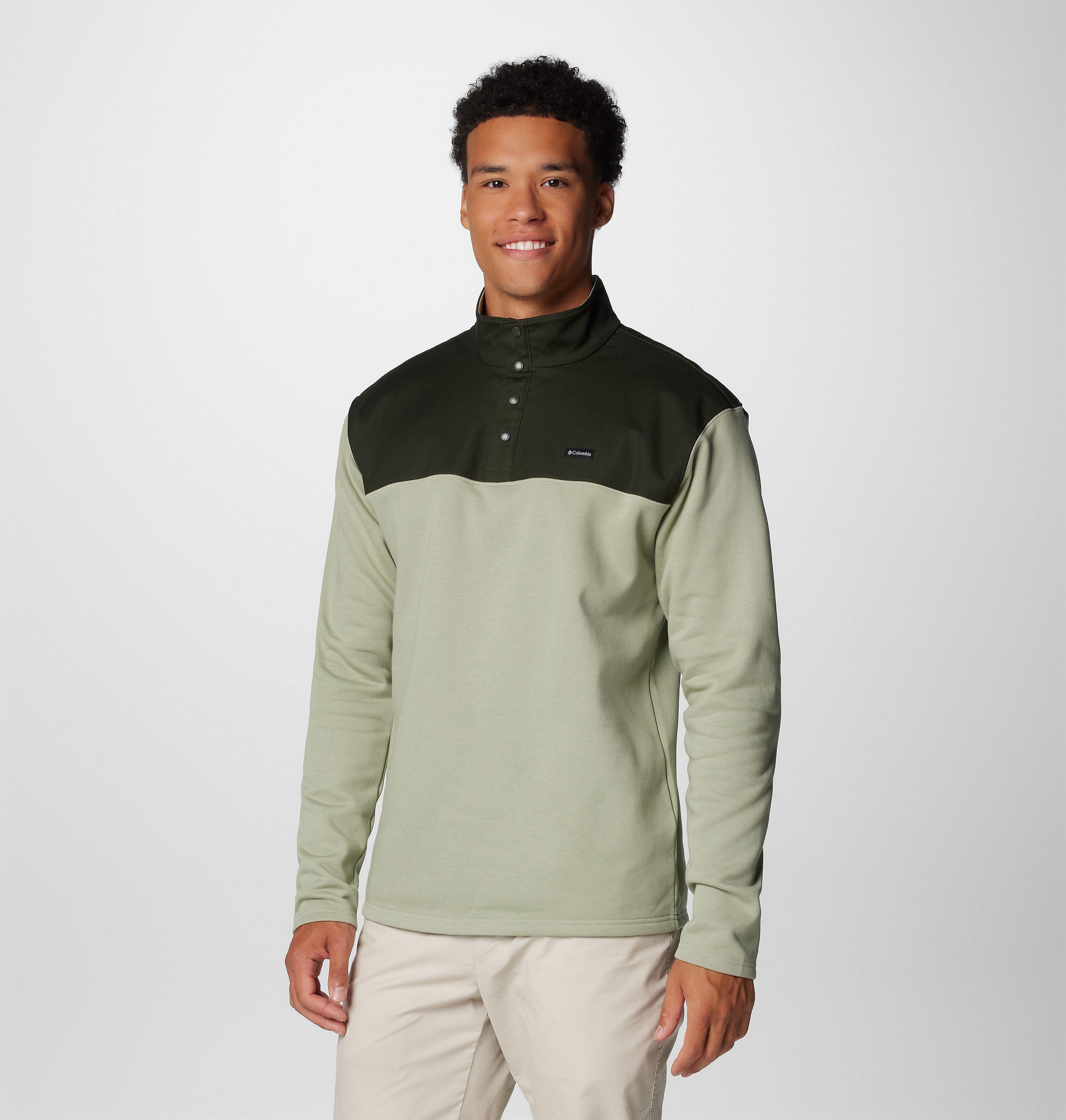 Men's Pitchstone Overlay Half Snap Pullover 4