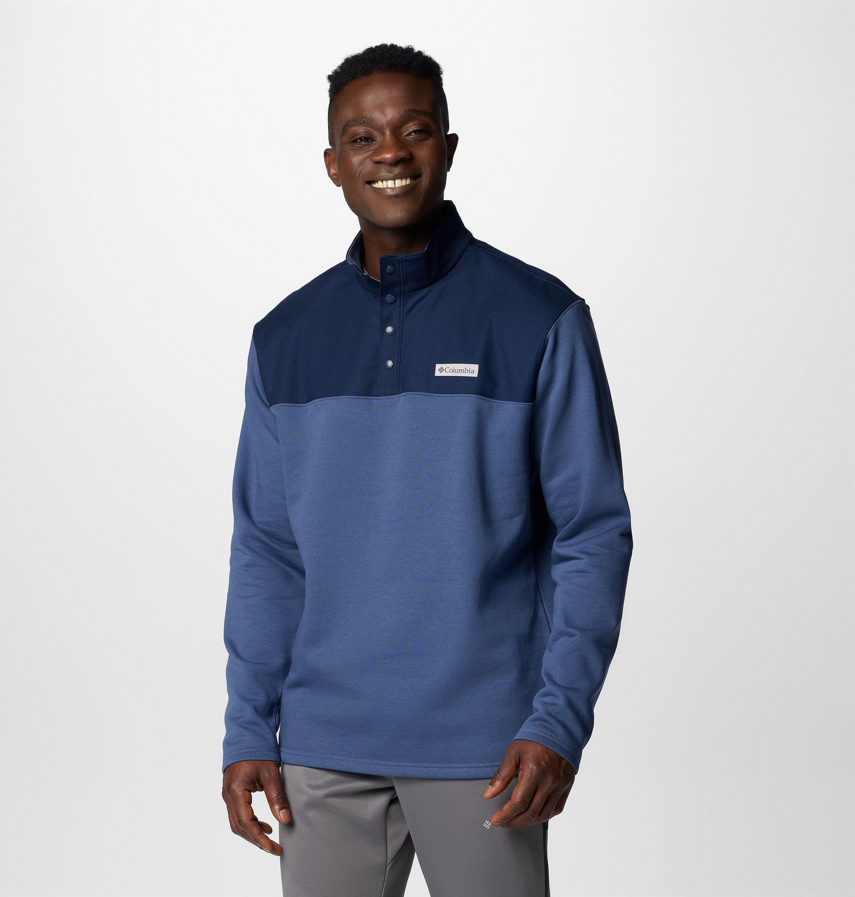 Men's Pitchstone Overlay Half Snap Pullover 1