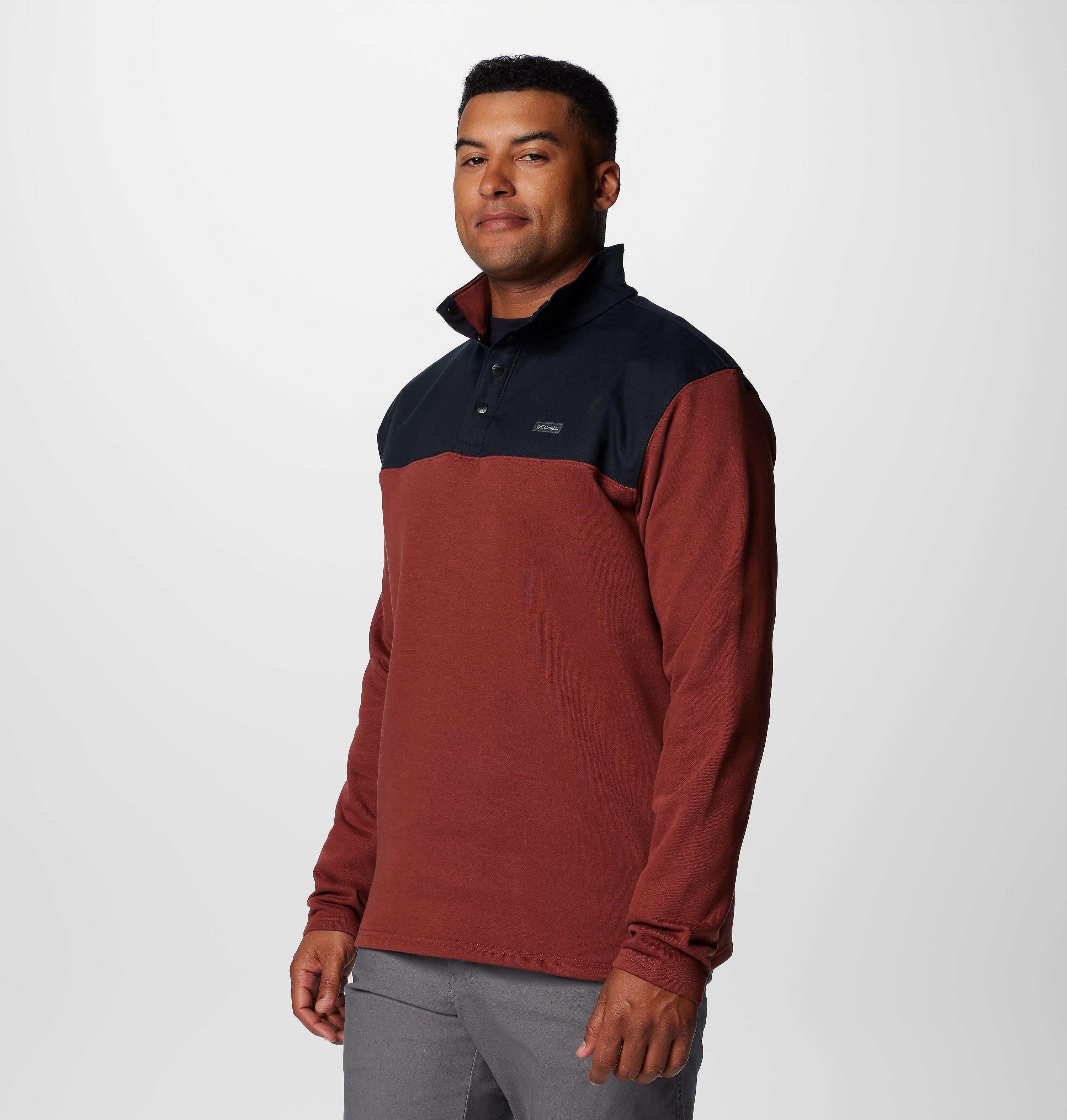 Men's Pitchstone Overlay Half Snap Pullover 4
