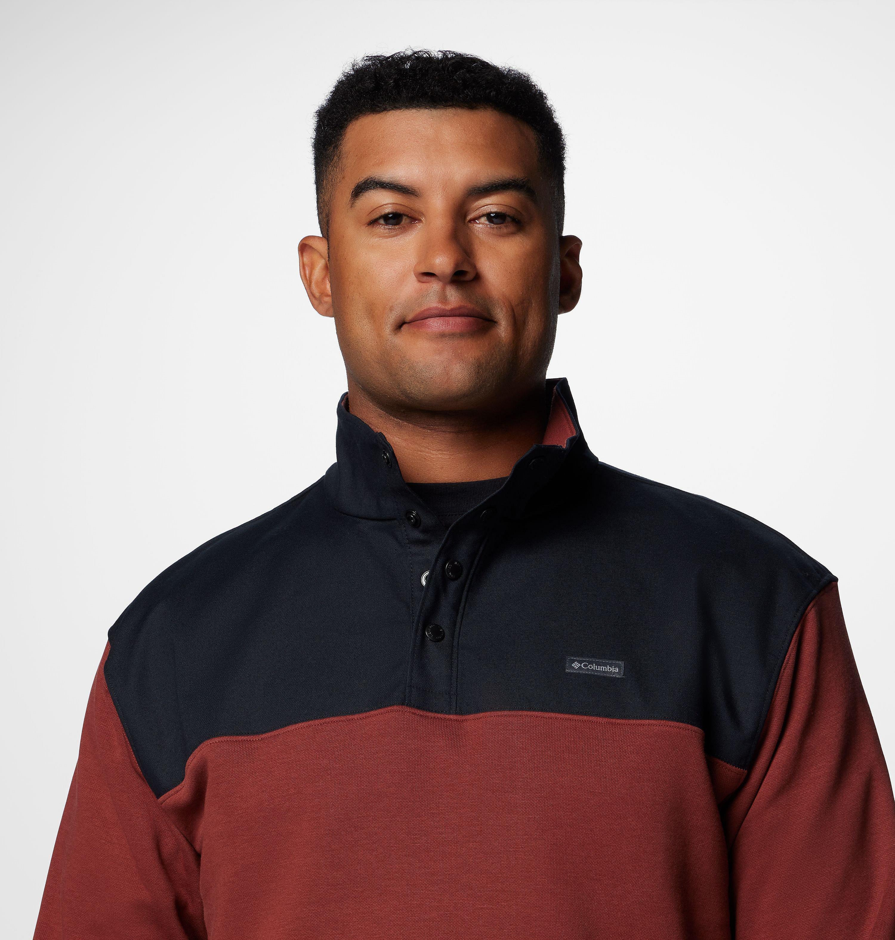 Men's Pitchstone Overlay Half Snap Pullover 5