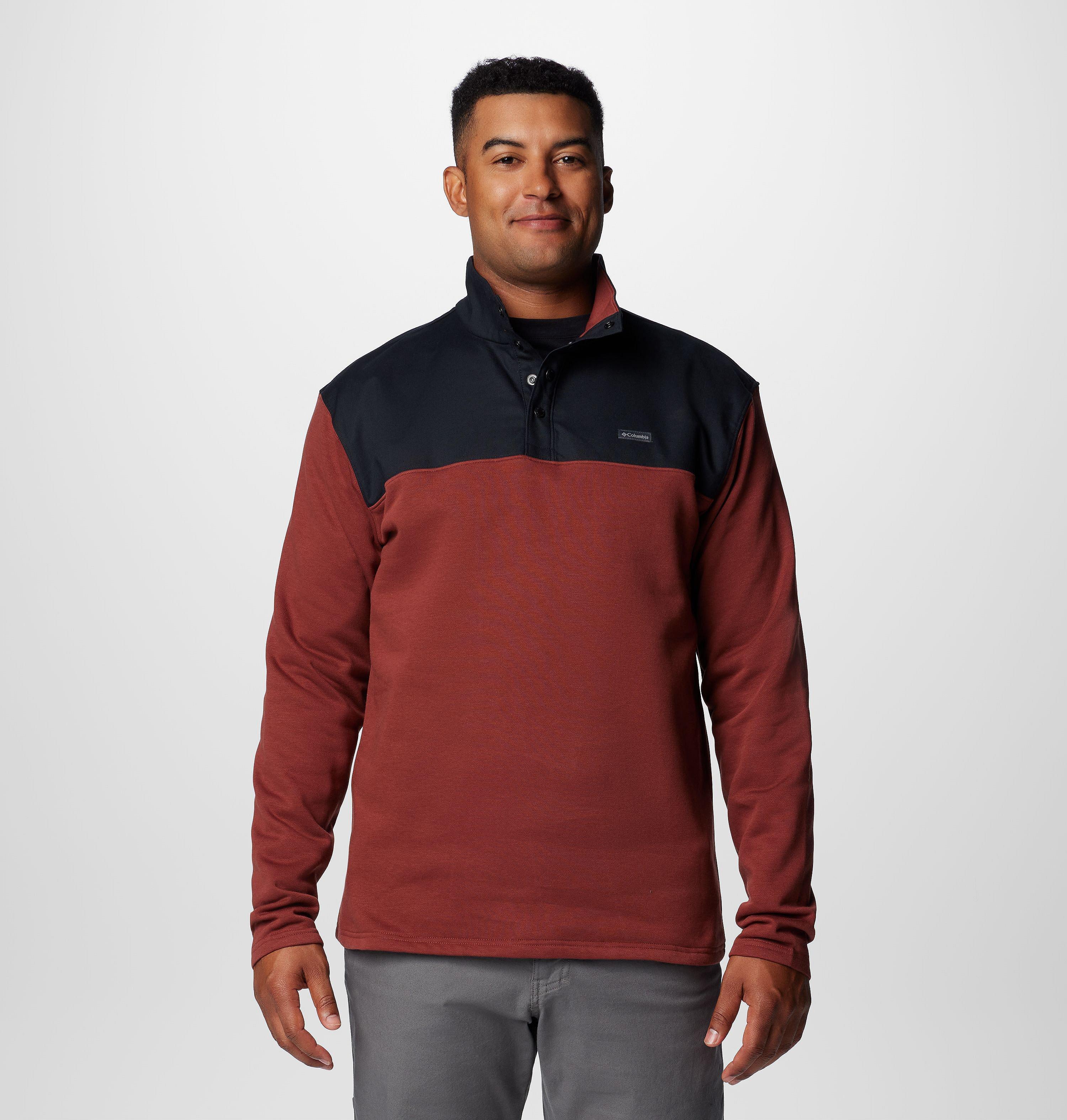 Men's Pitchstone Overlay Half Snap Pullover 1