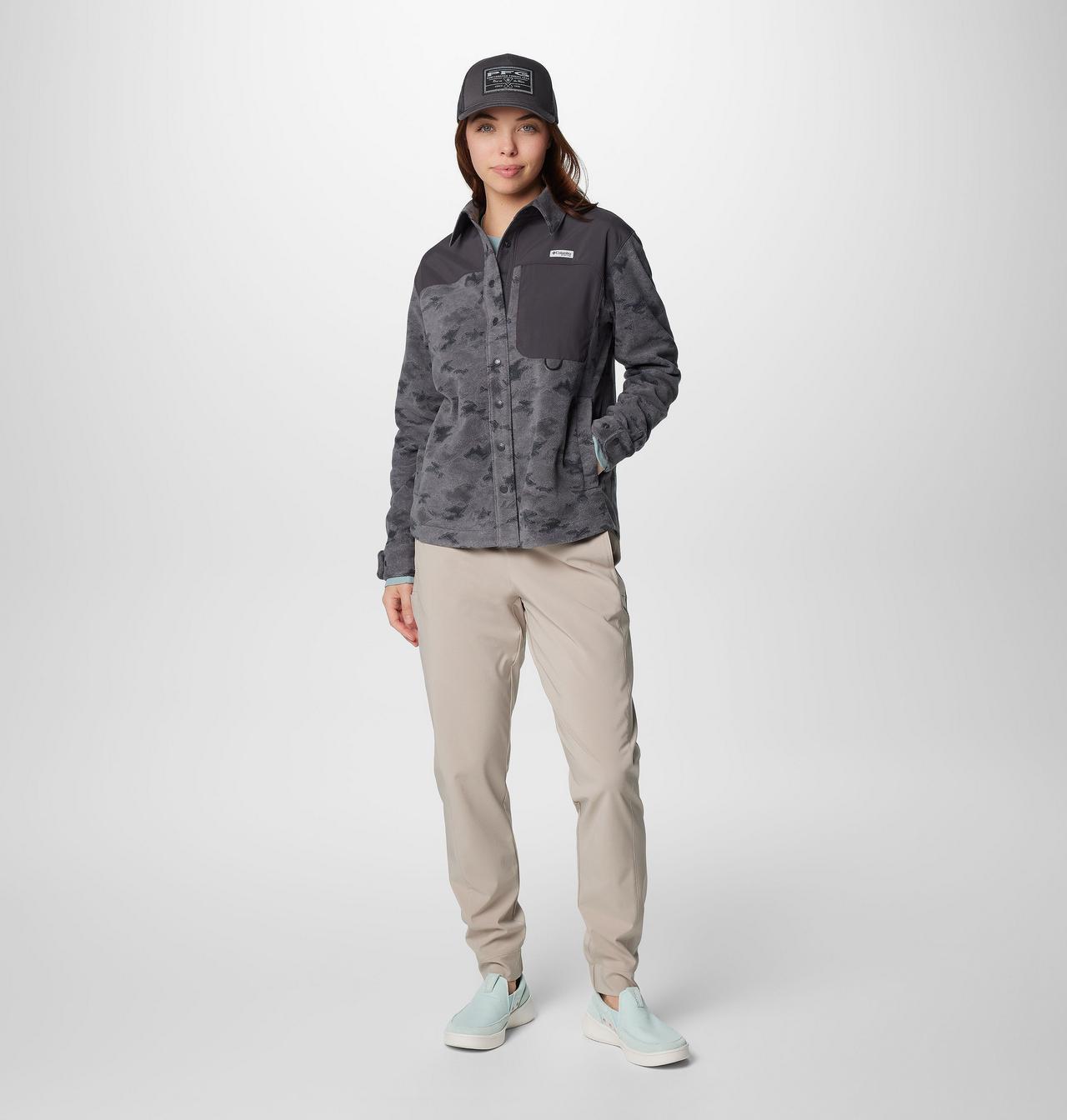 Women's PFG Uncharted™ Fleece Overshirt | 011 | S 3