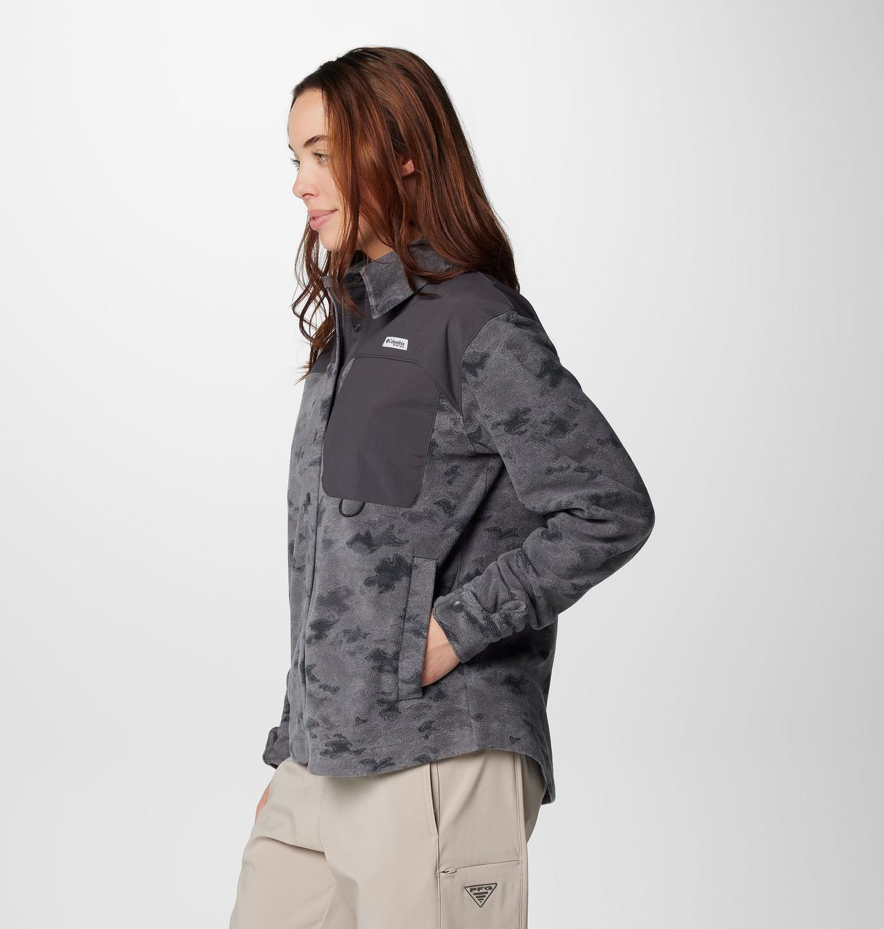 Women's PFG Uncharted™ Fleece Overshirt | 011 | S 4