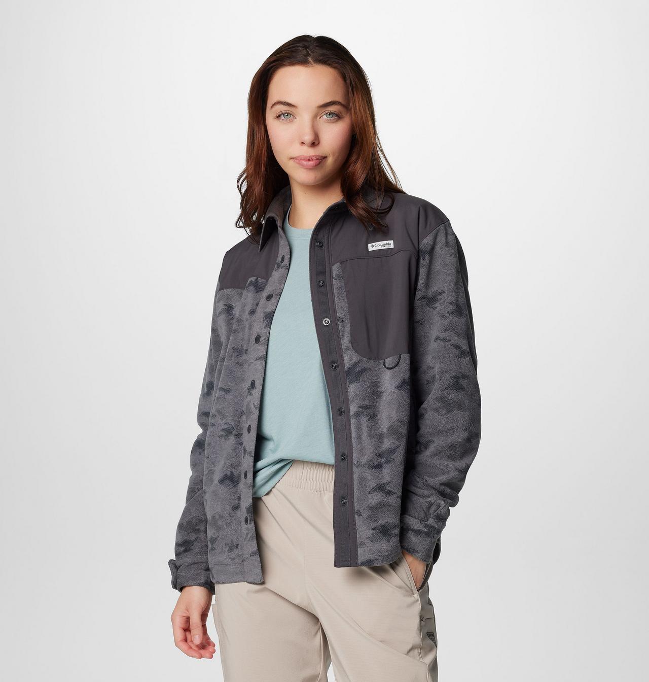 Women's PFG Uncharted™ Fleece Overshirt | 011 | S 7