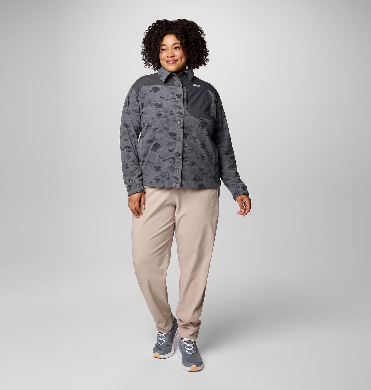 Women's PFG Uncharted™ Fleece Overshirt - Plus Size 3