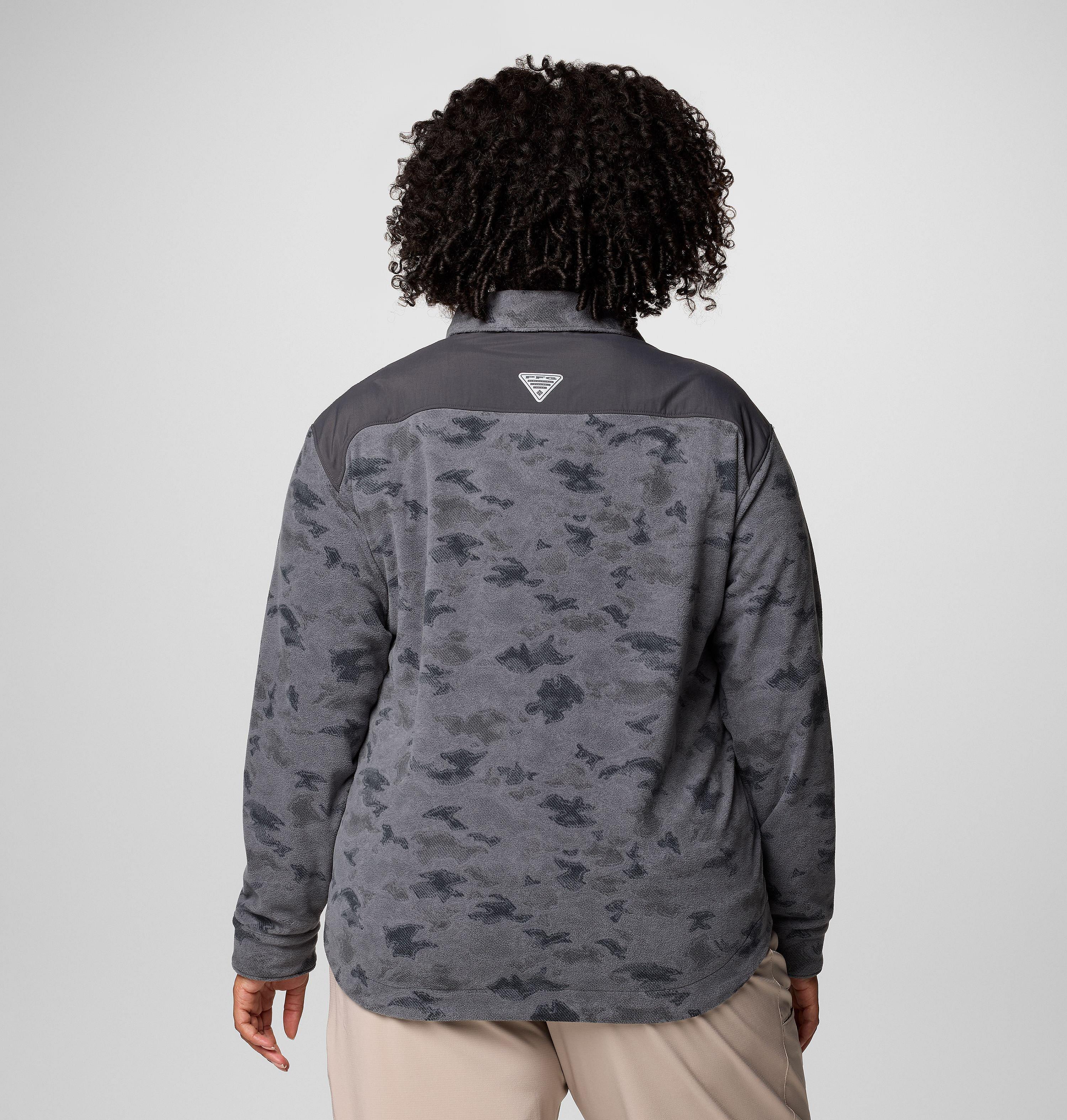 Women's PFG Uncharted Fleece Overshirt - Plus Size 2