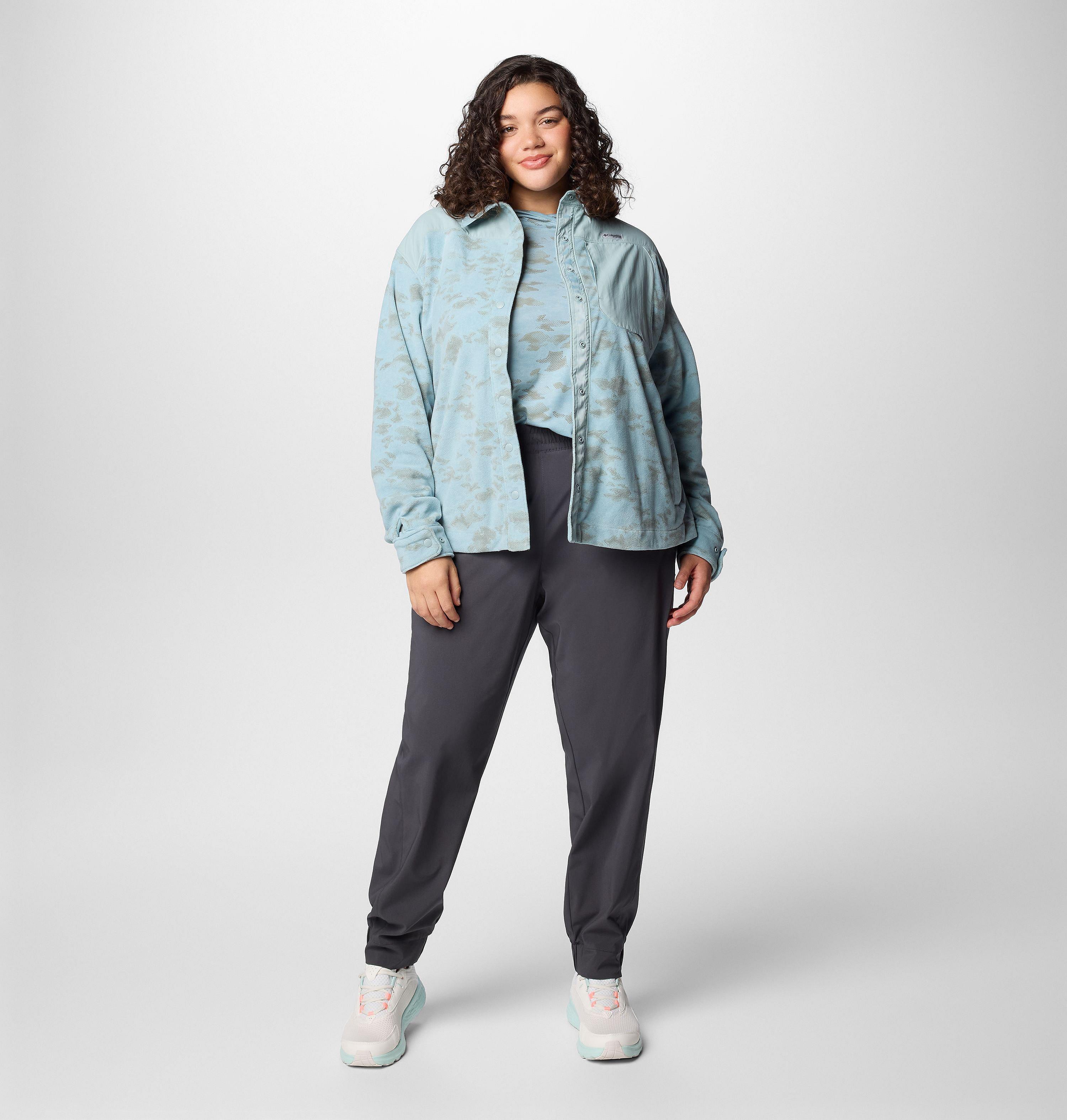 Women's PFG Uncharted Fleece Overshirt - Plus Size 3