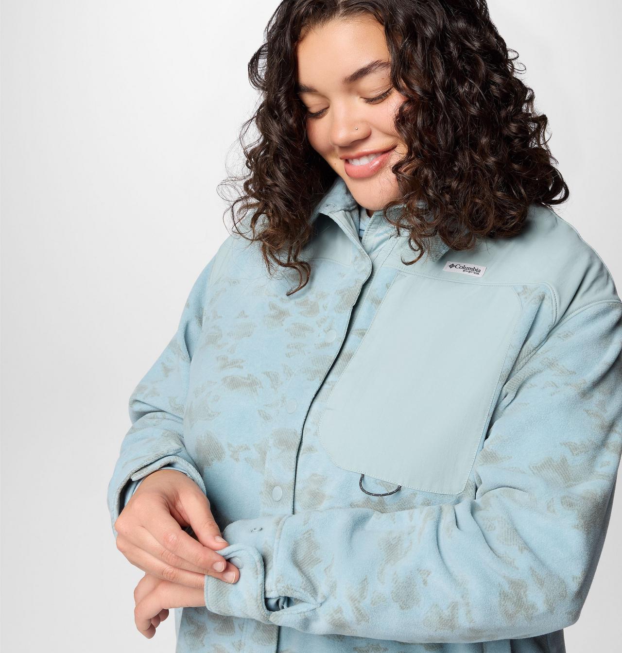 Women's PFG Uncharted™ Fleece Overshirt - Plus Size 6