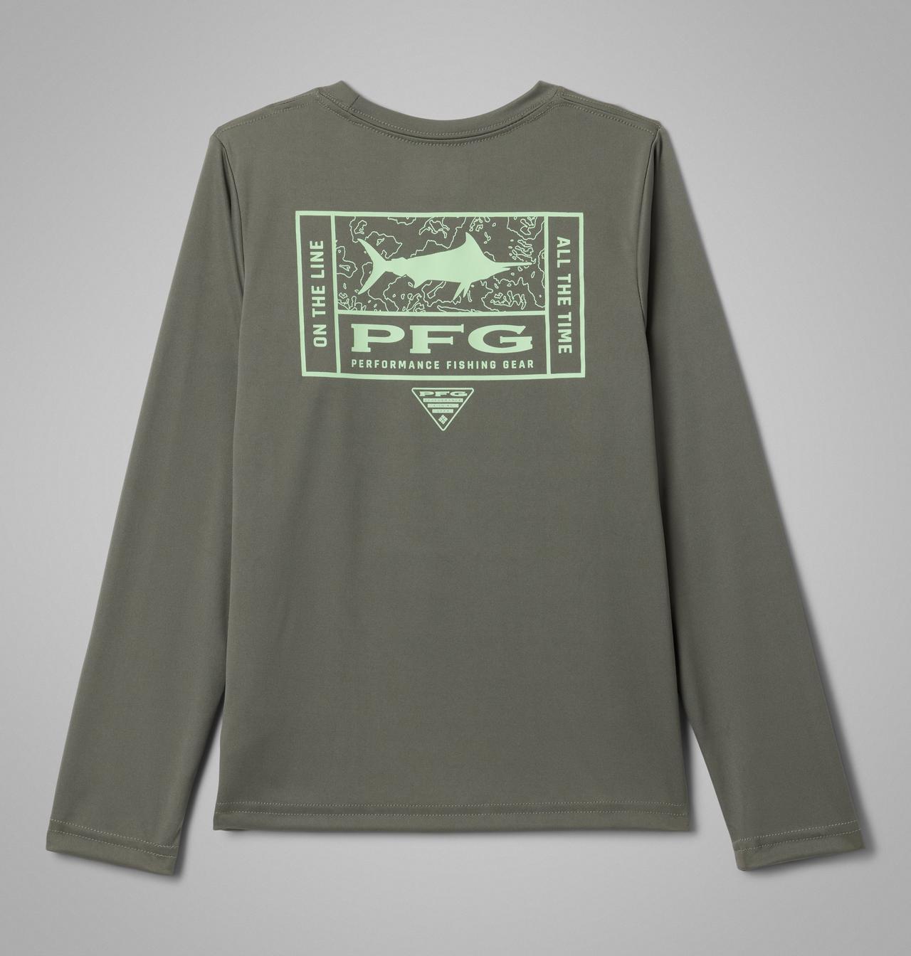 Boys' PFG Terminal Tackle Line Time Long Sleeve Shirt 2