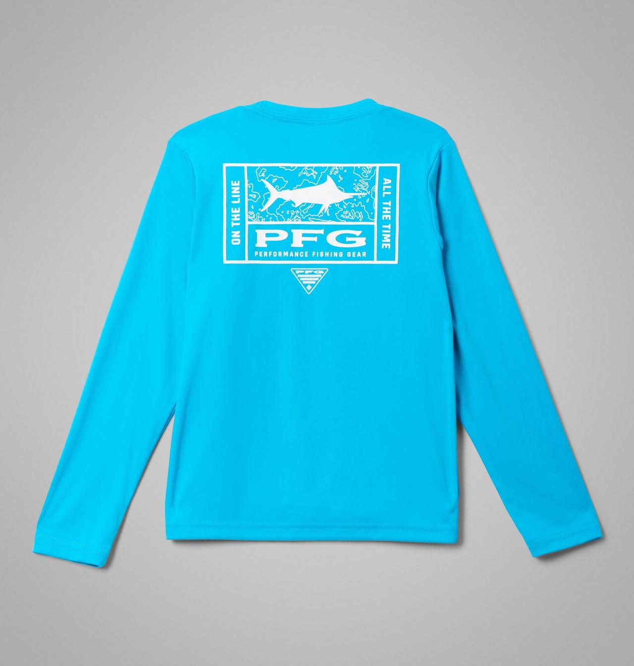 Boys' PFG Terminal Tackle Line Time Long Sleeve Shirt 2