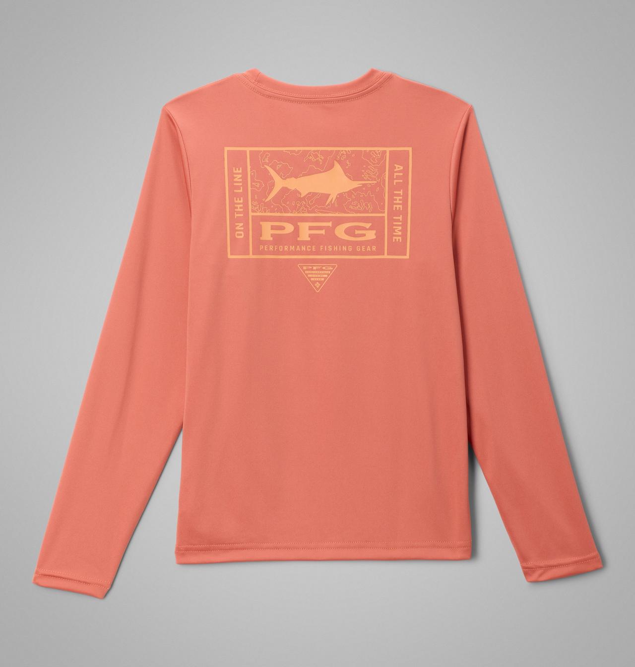 Boys' PFG Terminal Tackle Line Time Long Sleeve Shirt 2