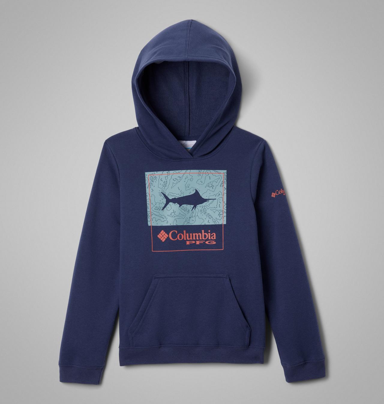 Boys' PFG™ Bathy-Square Hoodie | 466 | XXS 1