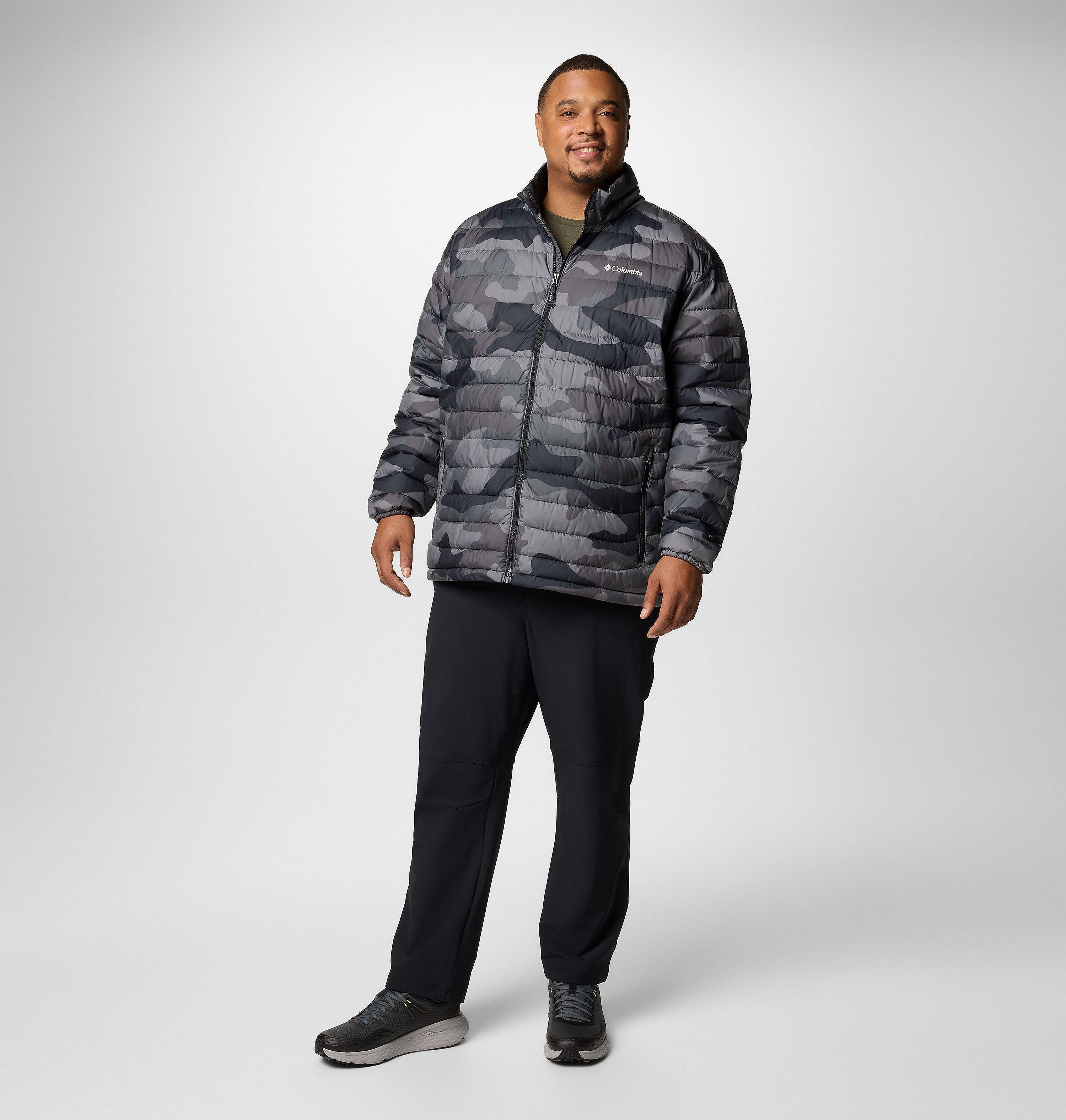 Men's Powder Lite II Printed Jacket - Big | 010 | 6X 3