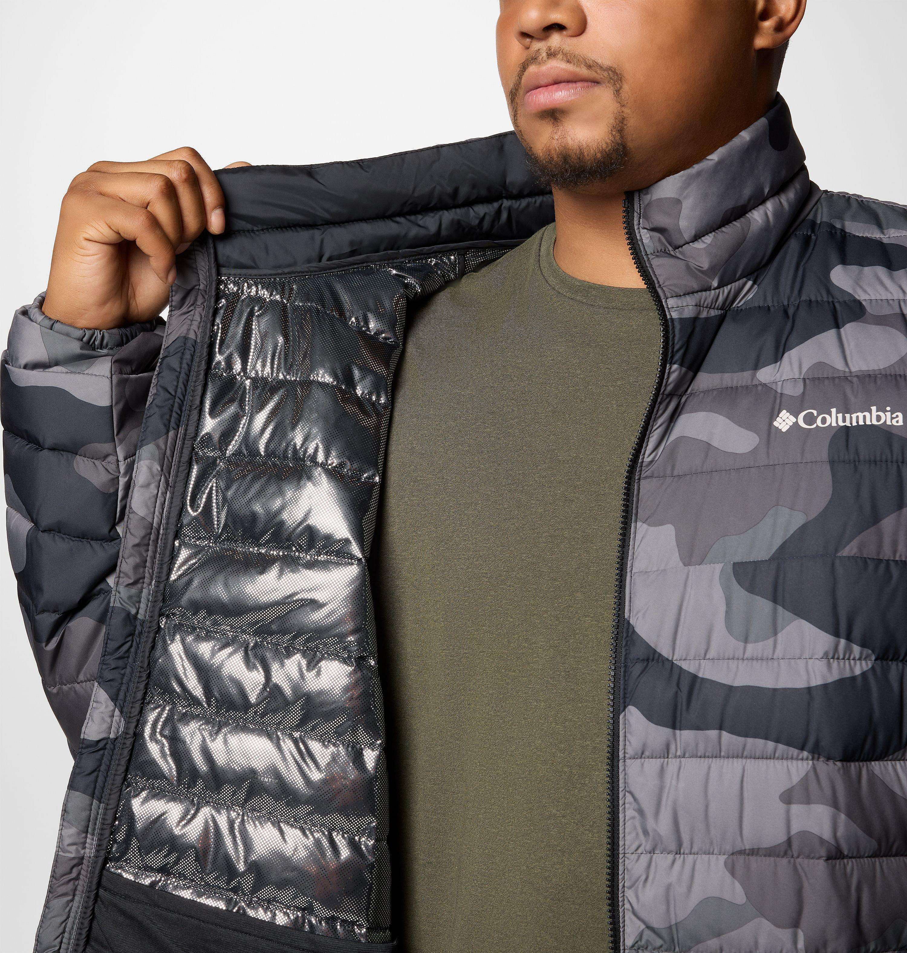 Men's Powder Lite II Printed Jacket - Big | 010 | 6X 6