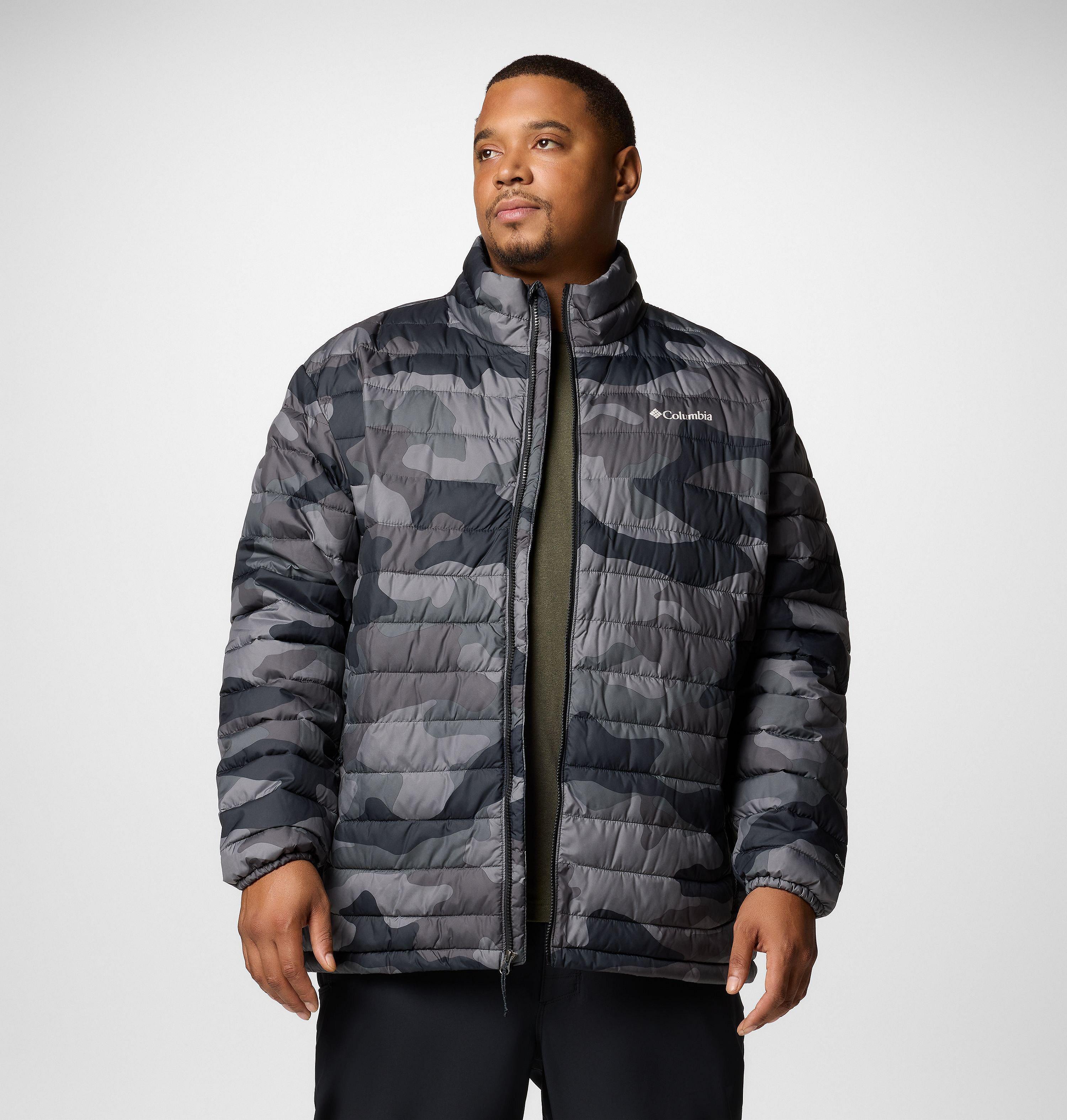 Men's Powder Lite II Printed Jacket - Big | 010 | 6X 8