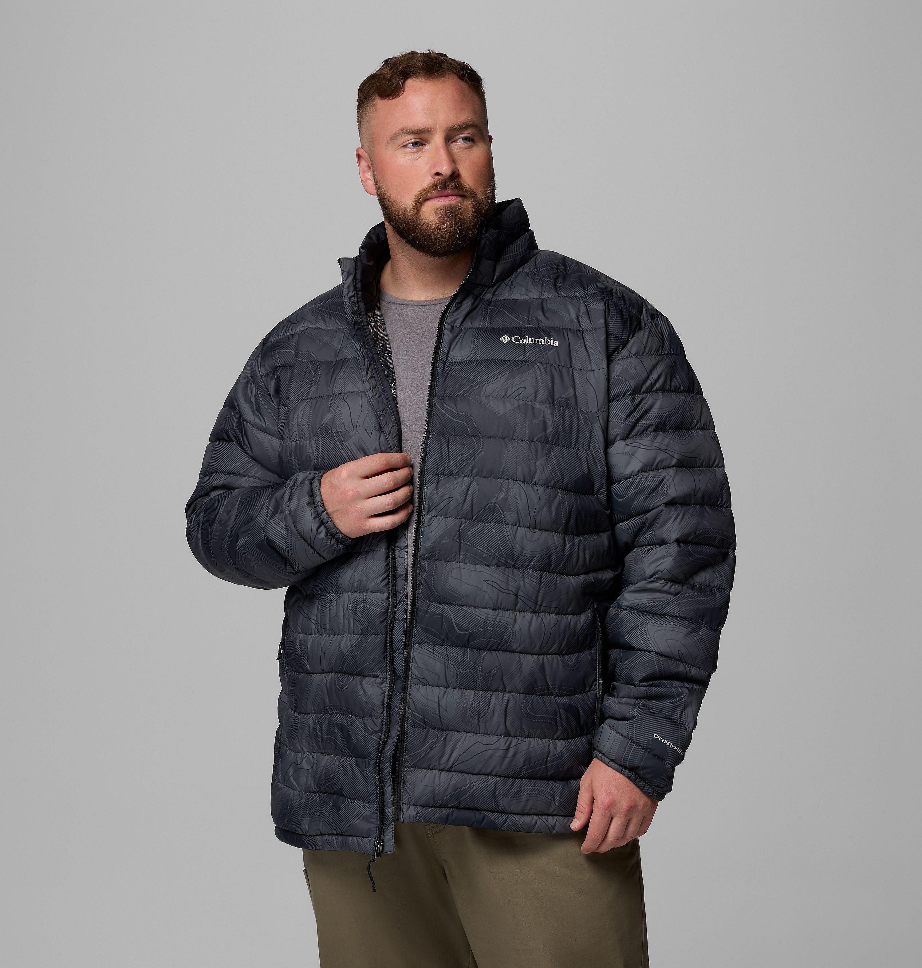 Men's Powder Lite II Printed Jacket - Big | 011 | 1X 5
