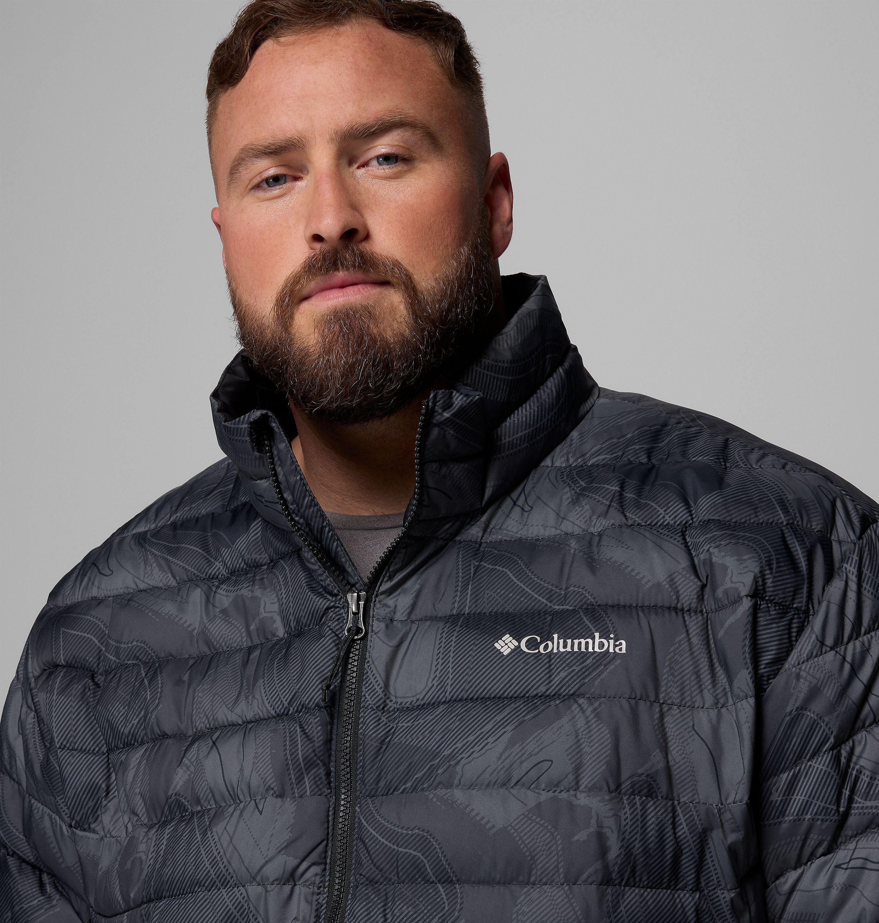 Men's Powder Lite II Printed Jacket - Big | 011 | 1X 7
