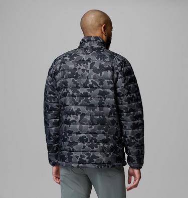 Men's Powder Lite II Printed Insulated Jacket, Color: Black Puzzle Camo, image 7