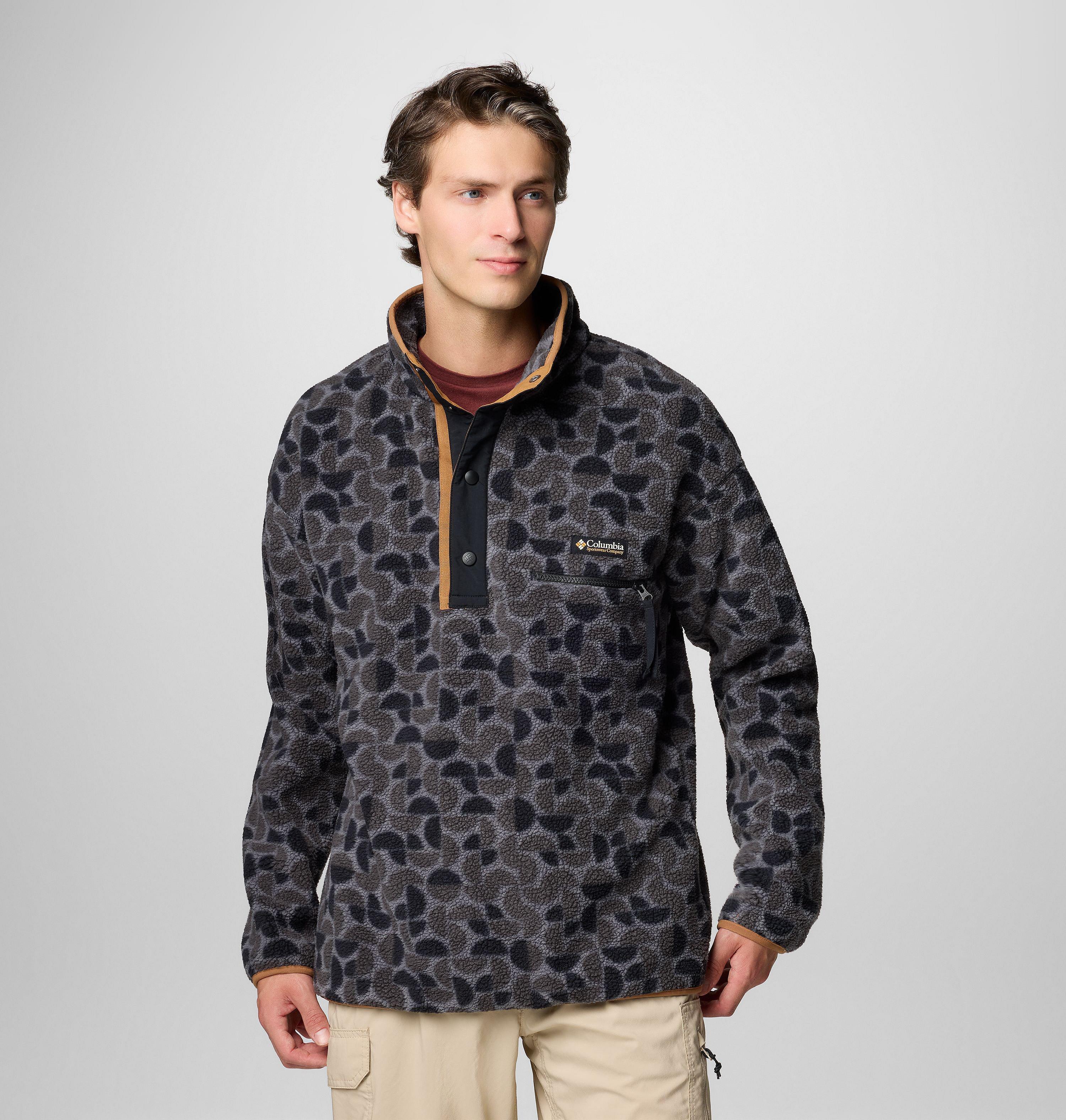 Men's Helvetia II Printed Half Snap Printed Fleece Pullover | Columbia
