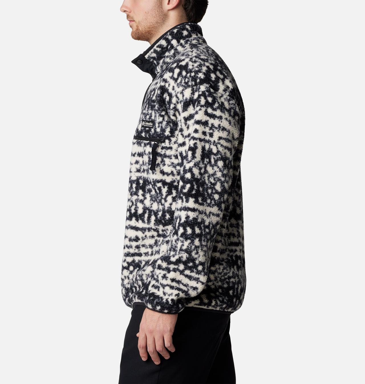 Men's Helvetia™ II Printed Half Snap Printed Fleece Pullover 3