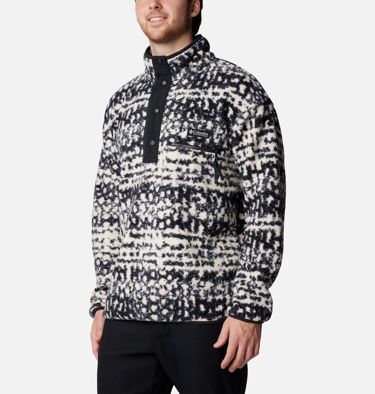 Men's Helvetia™ II Printed Half Snap Printed Fleece Pullover 5