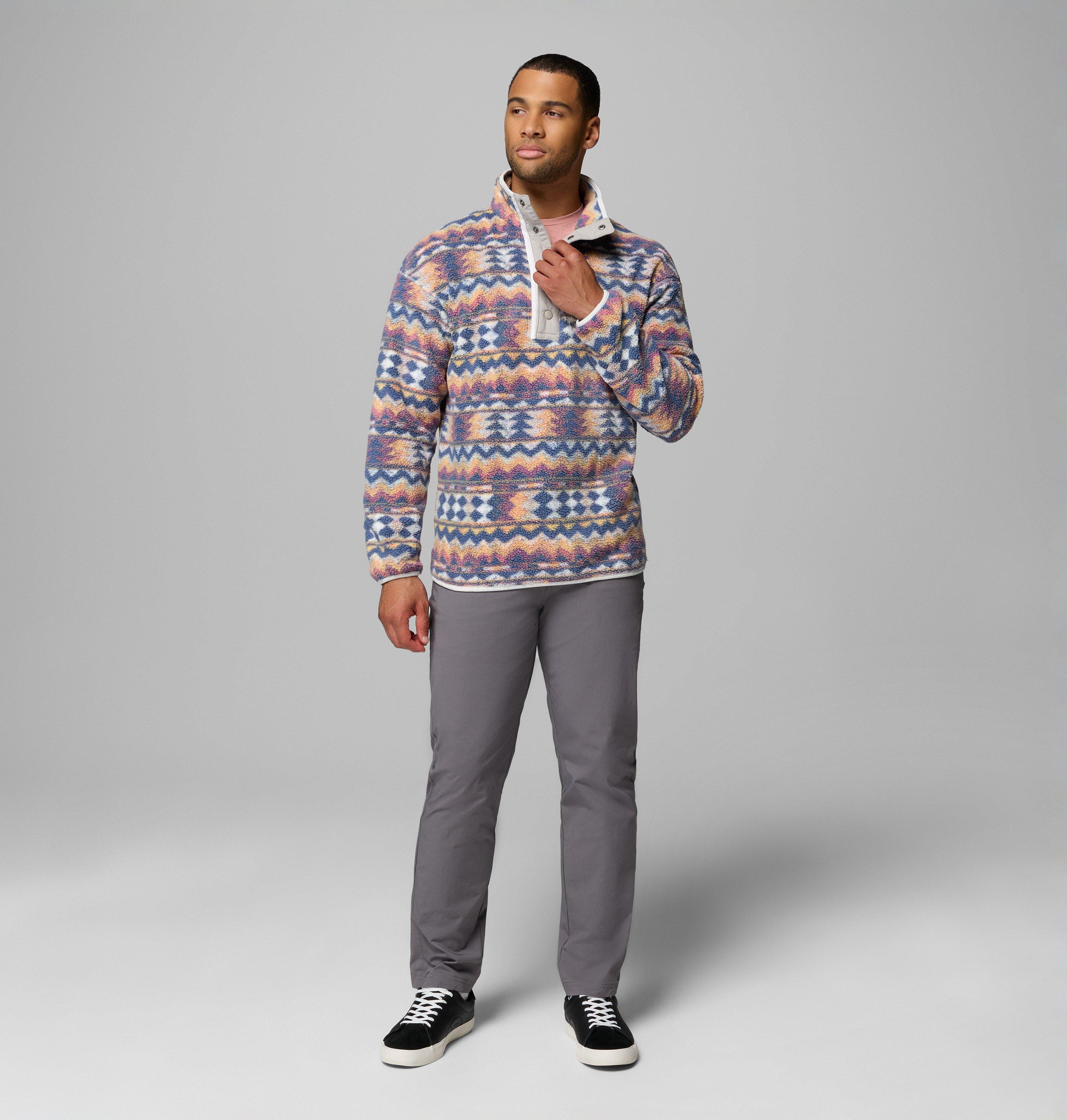 Men's Helvetia II Printed Half Snap Printed Fleece Pullover | 125 | XL 2