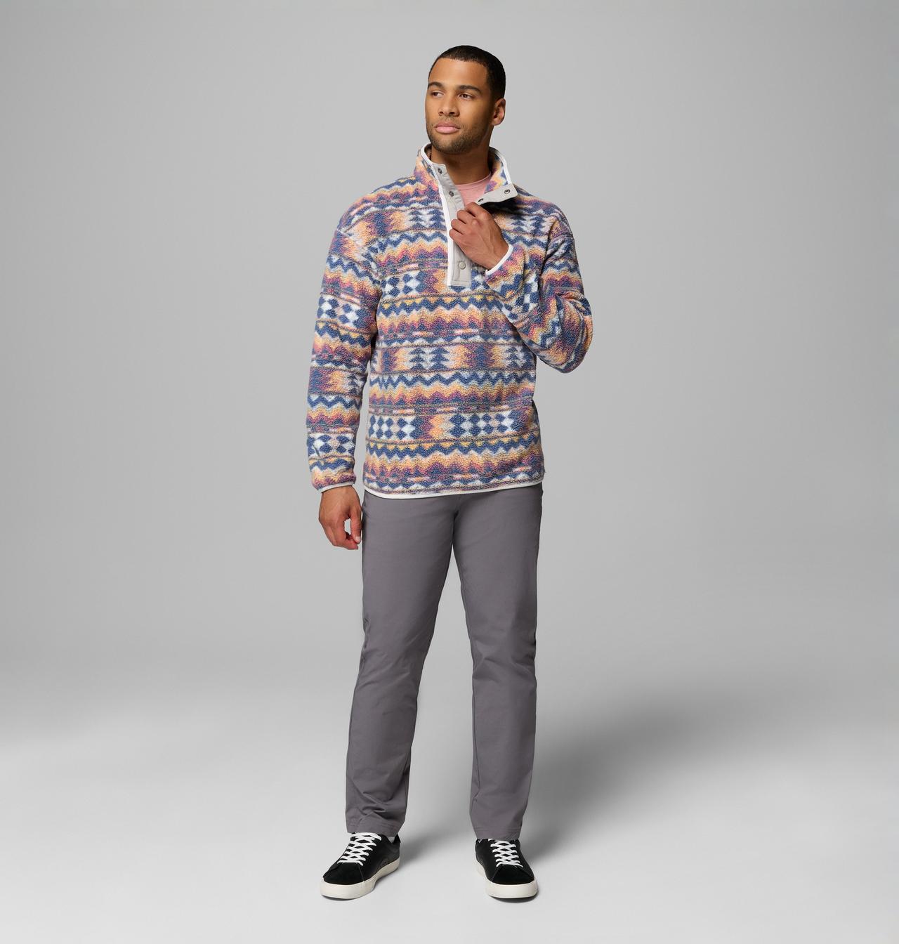 Men's Helvetia™ II Printed Half Snap Printed Fleece Pullover | 125 | S 2