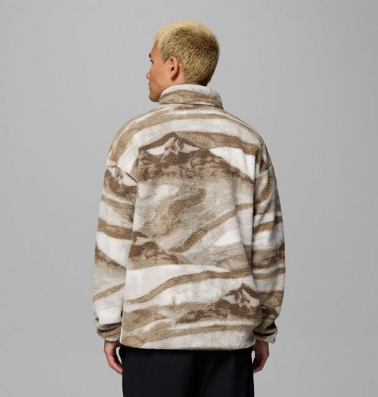 Polaire Streetwear avec Imprim&eacute; Helvetia Homme, Color: Sea Salt Summits, image 3