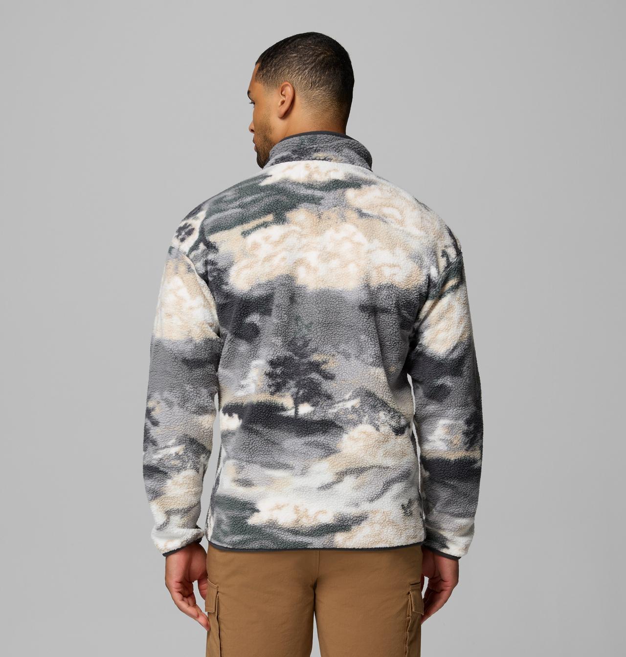 Men's Helvetia™ II Printed Half Snap Printed Fleece Pullover