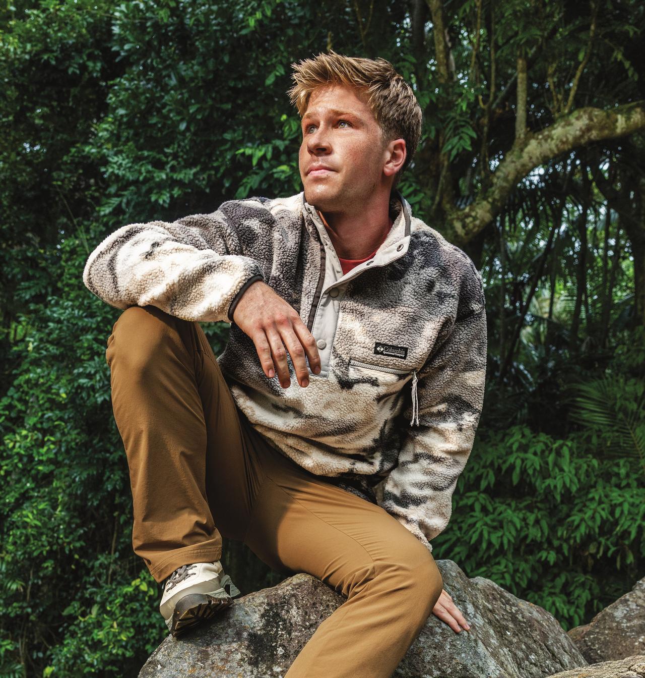 Men's Helvetia™ II Printed Half Snap Printed Fleece Pullover | 227 | S 7
