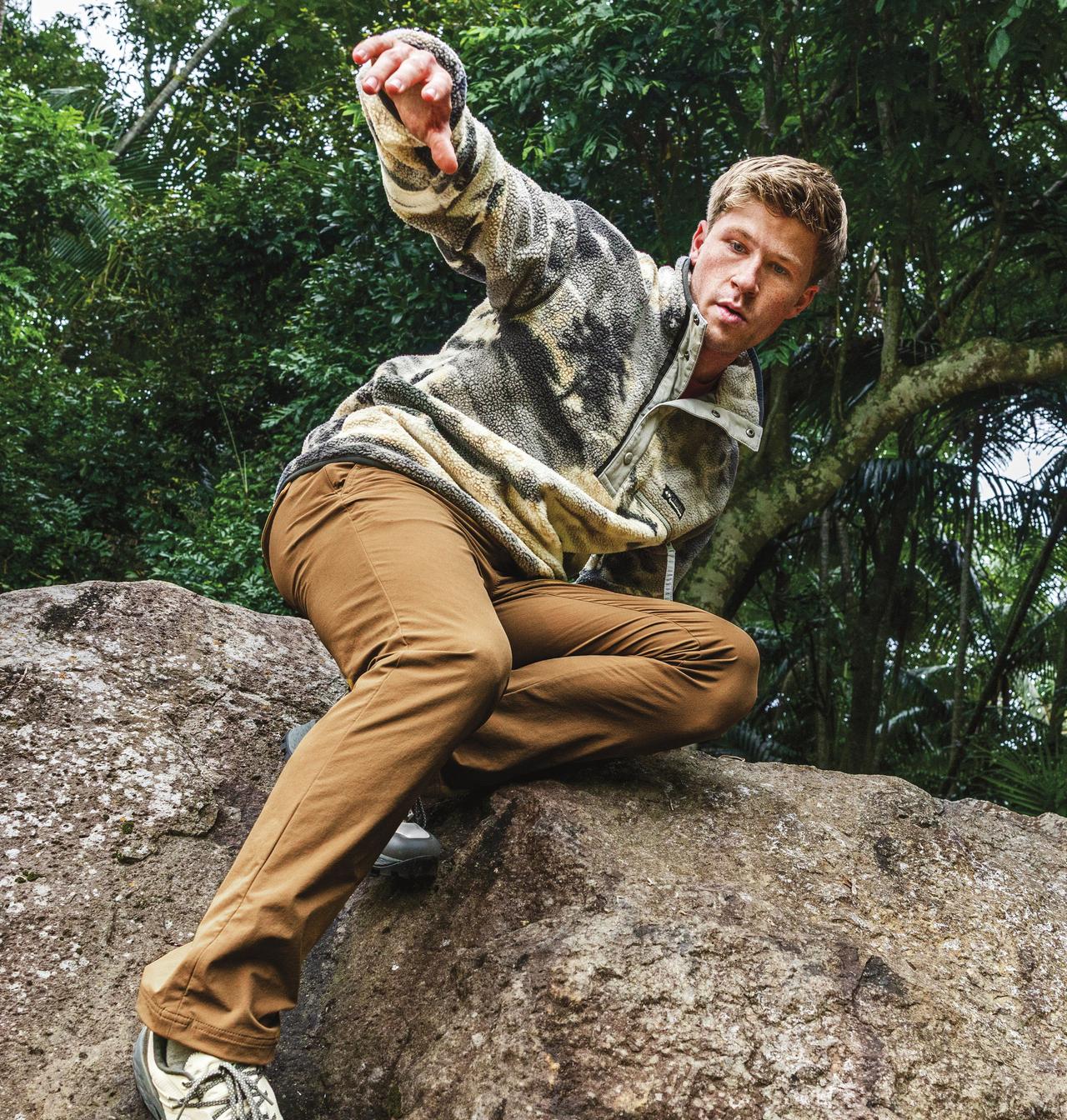 Men's Helvetia™ II Printed Half Snap Printed Fleece Pullover | 227 | S 8