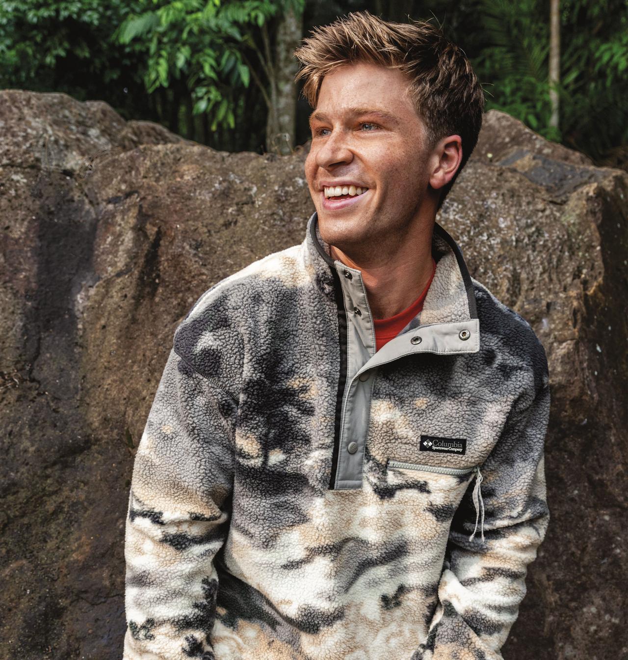 Men's Helvetia™ II Printed Half Snap Printed Fleece Pullover | 227 | S 9