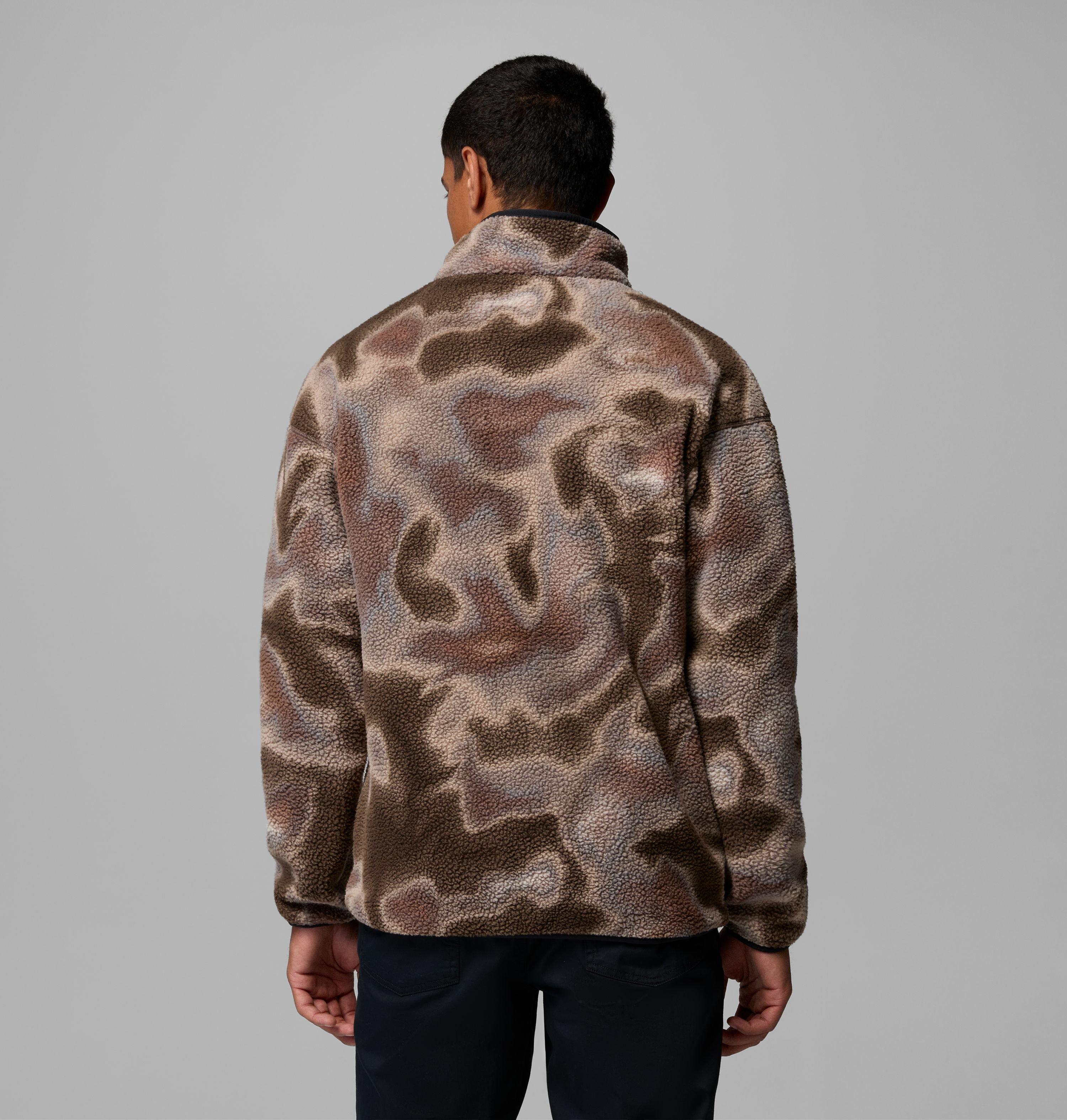 Men's Helvetia II Printed Half Snap Printed Fleece Pullover | 254 | S 3