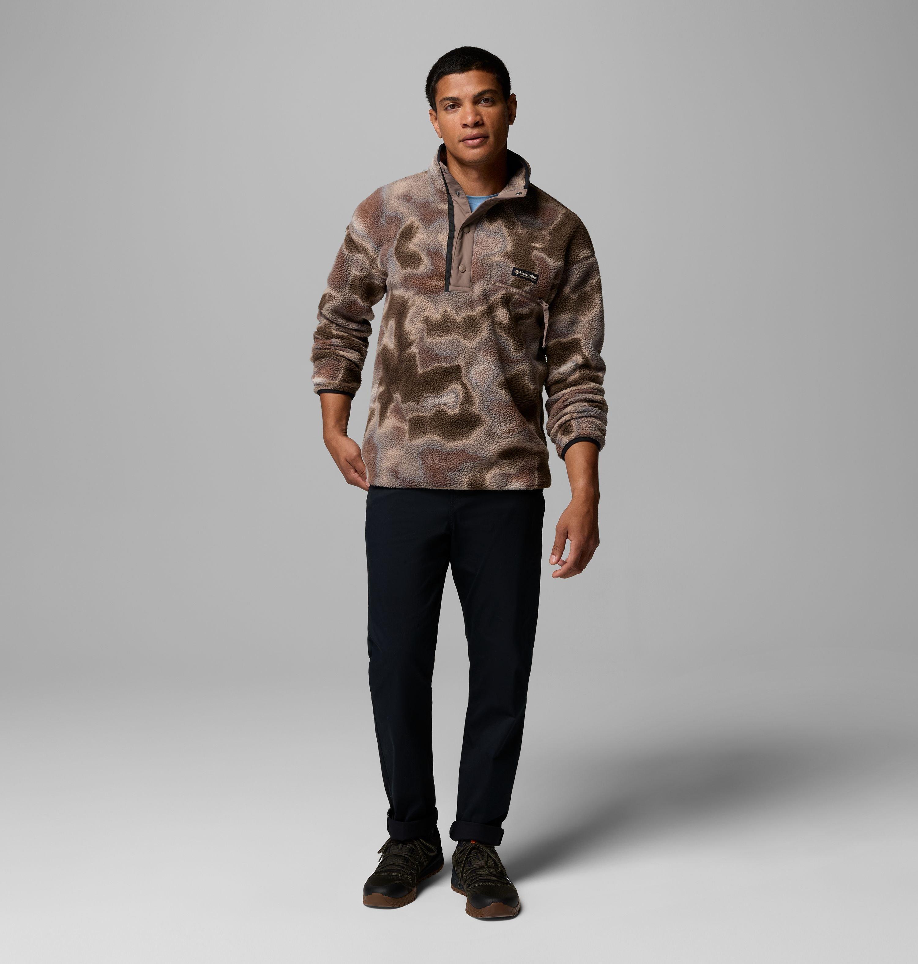 Men's Helvetia II Printed Half Snap Printed Fleece Pullover | 254 | S 2