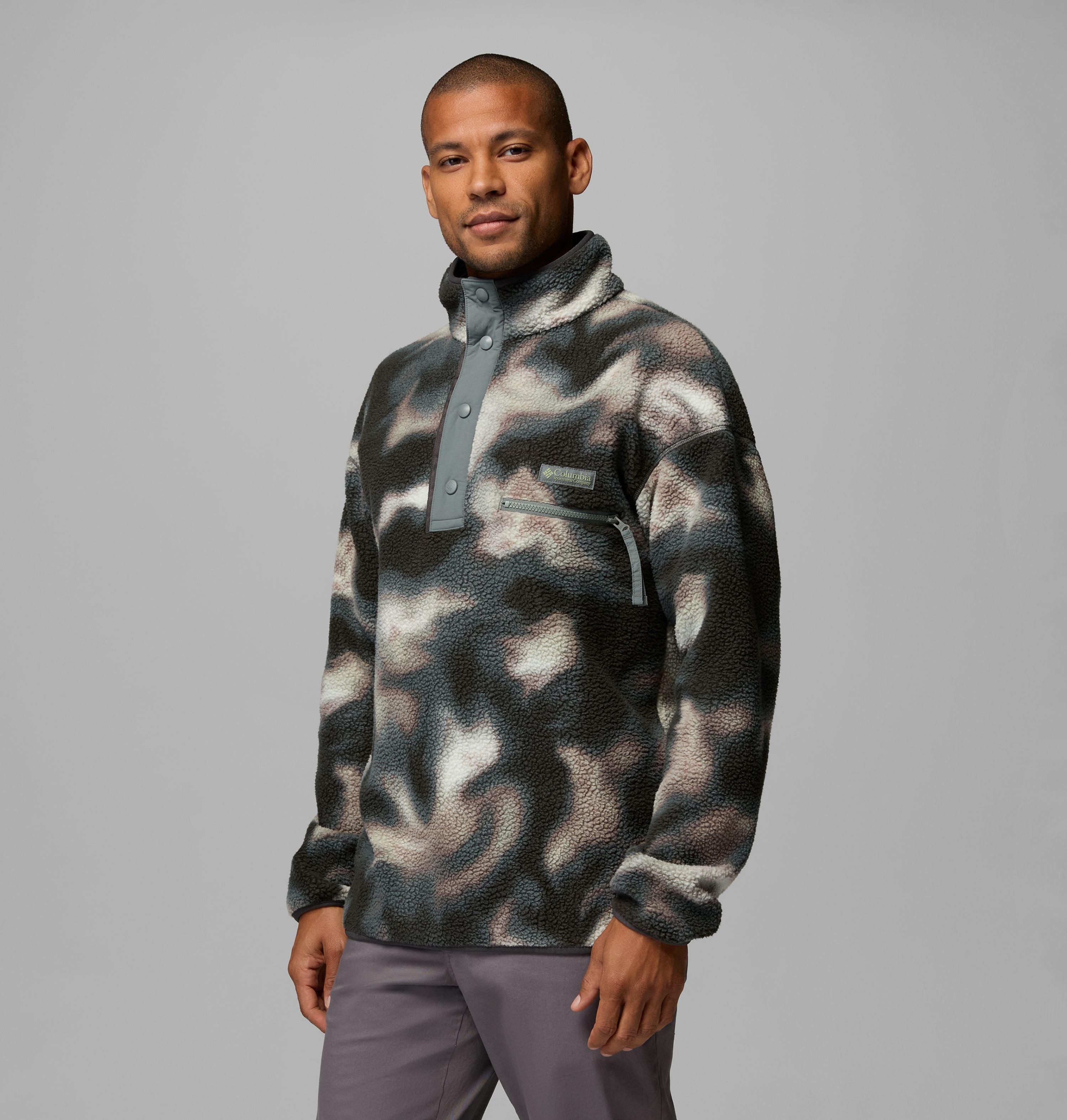Men's Helvetia II Printed Half Snap Printed Fleece Pullover | 342 | XXL 4