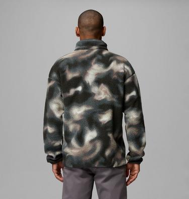 Men's Helvetia II Printed Half Snap Fleece, Color: Sedona Sage Dyeflow, image 7
