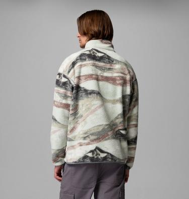 Men's Helvetia II Printed Half Snap Fleece, Color: Sedona Sage Summits, image 27