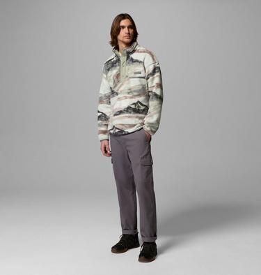 Men's Helvetia II Printed Half Snap Fleece, Color: Sedona Sage Summits, image 14