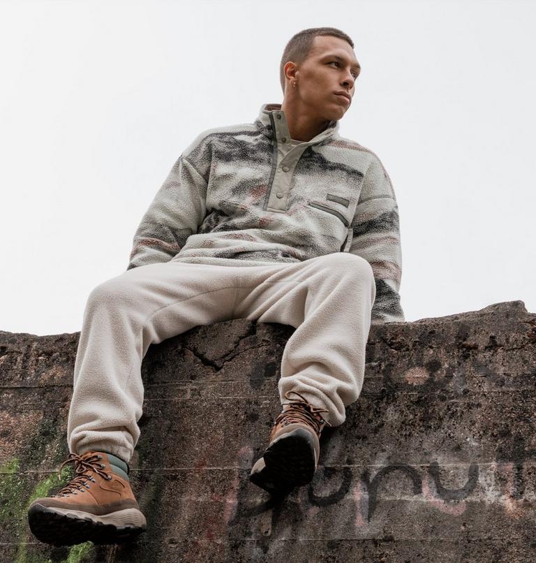 Men's Helvetia II Printed Half Snap Fleece, Color: Sedona Sage Summits, image 8