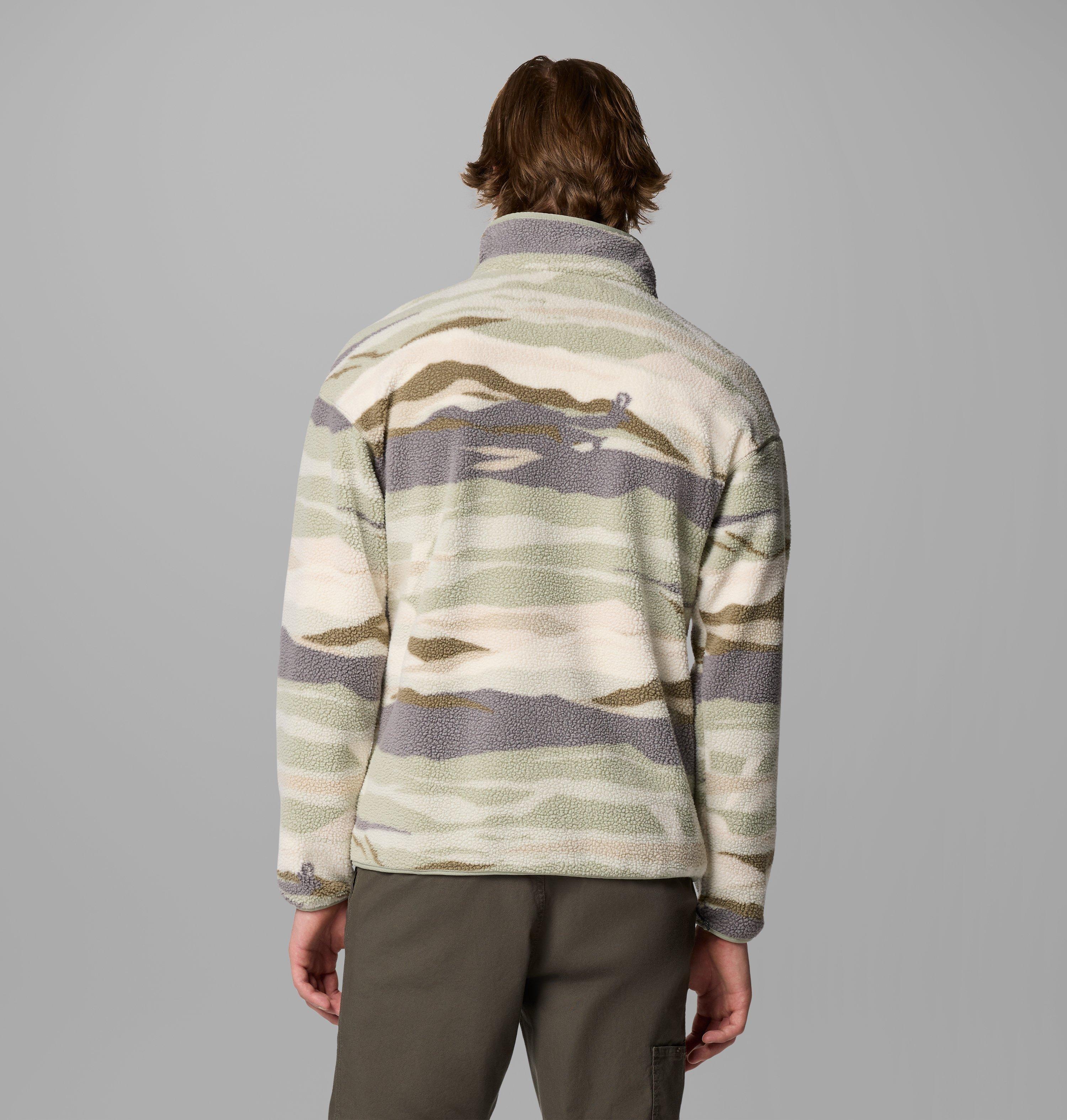 Men's Helvetia II Printed Half Snap Printed Fleece Pullover 3