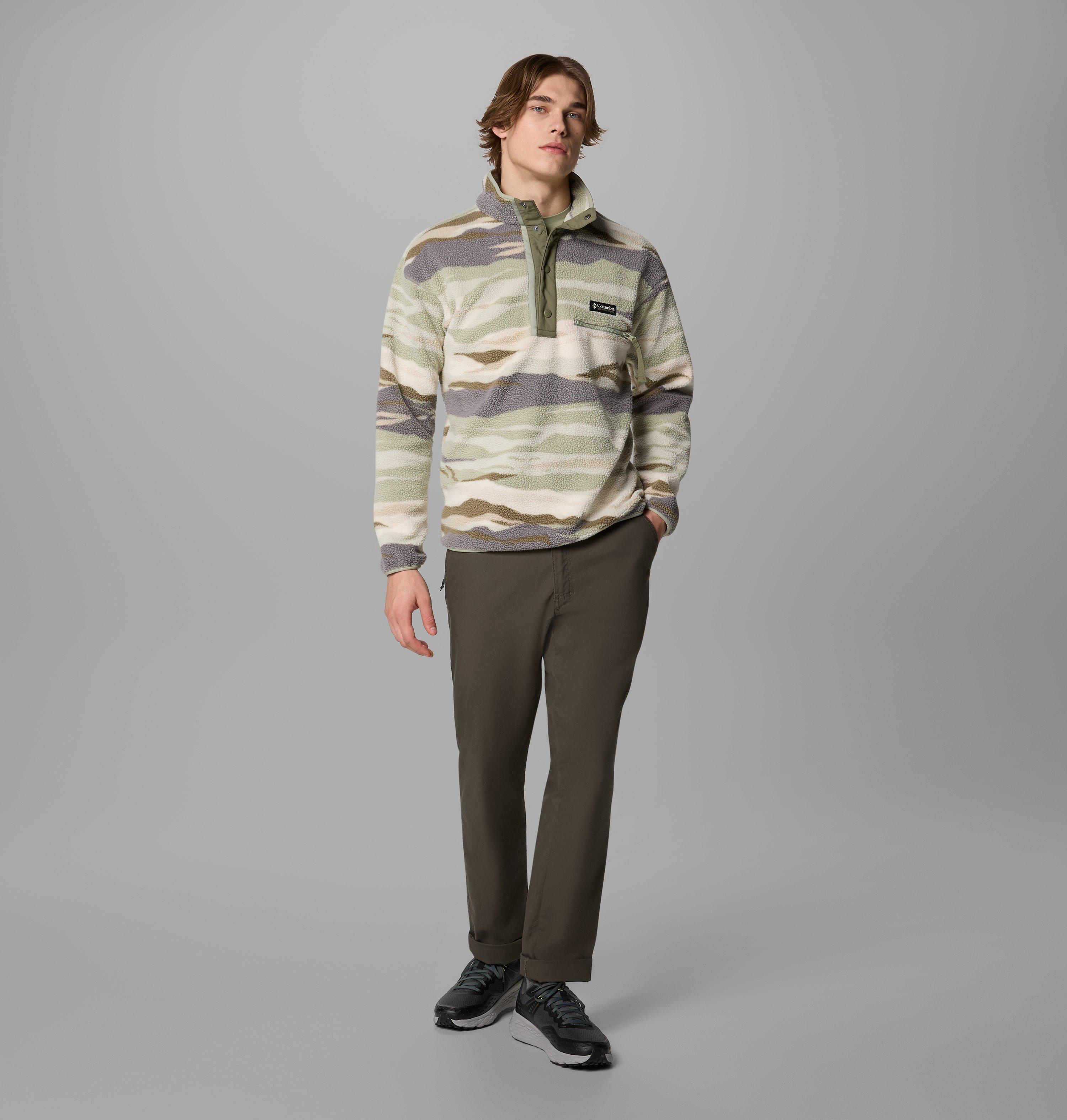 Men's Helvetia II Printed Half Snap Printed Fleece Pullover 2