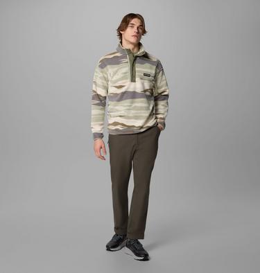 Helvetia II Printed Half Snap Fleece, Color: Safari Rouge Valley, image 18