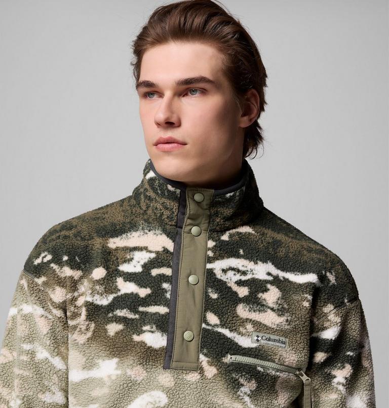 Men's Helvetia II Printed Half Snap Fleece, Color: Safari Sisters, image 5