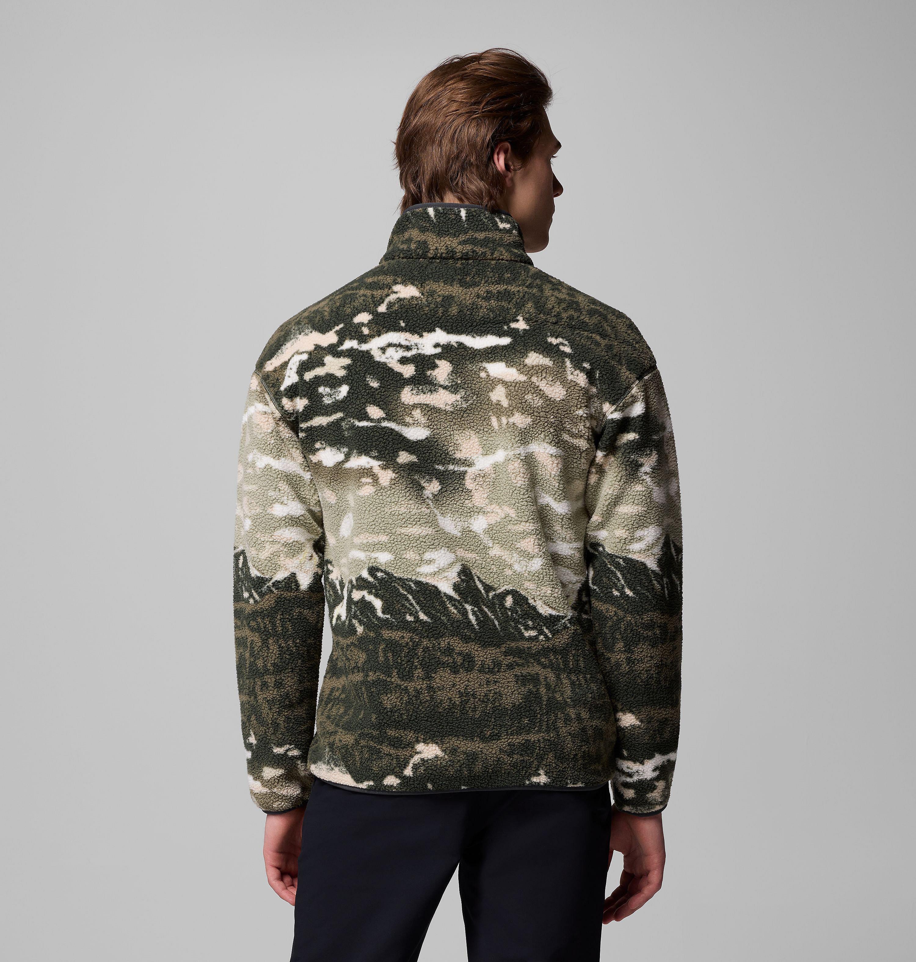 Men's Helvetia II Printed Half Snap Printed Fleece Pullover | 349 | S 3