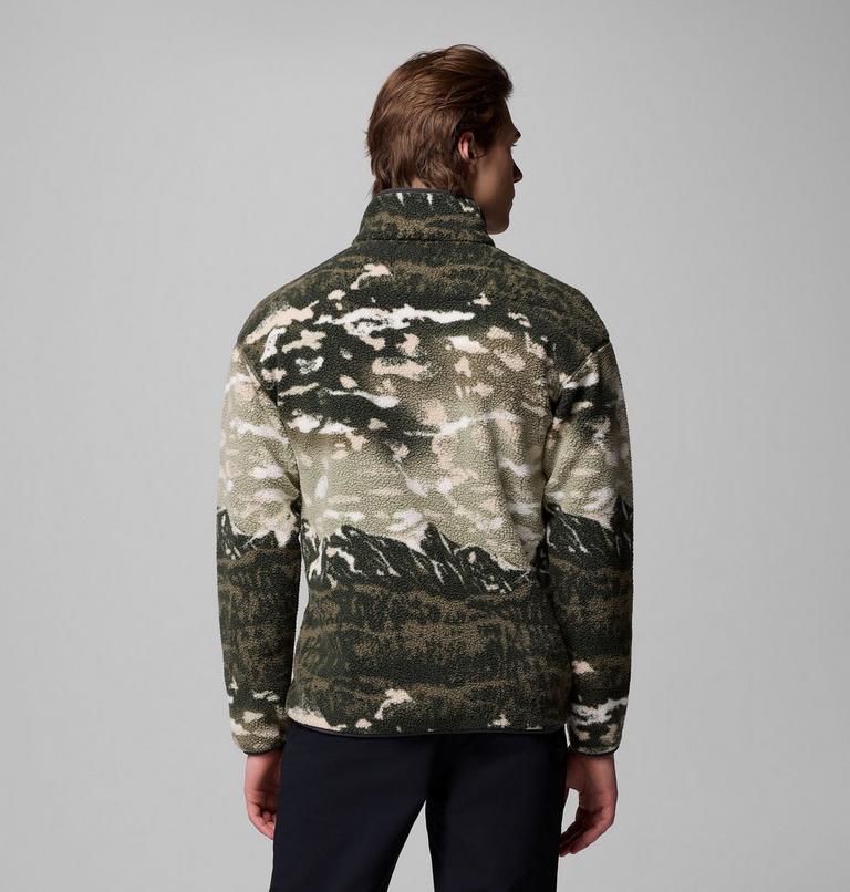 Men's Helvetia II Printed Half Snap Fleece, Color: Safari Sisters, image 3