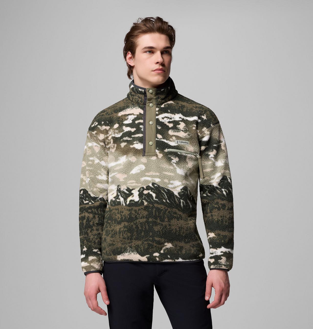 Men's Helvetia™ II Printed Half Snap Fleece |