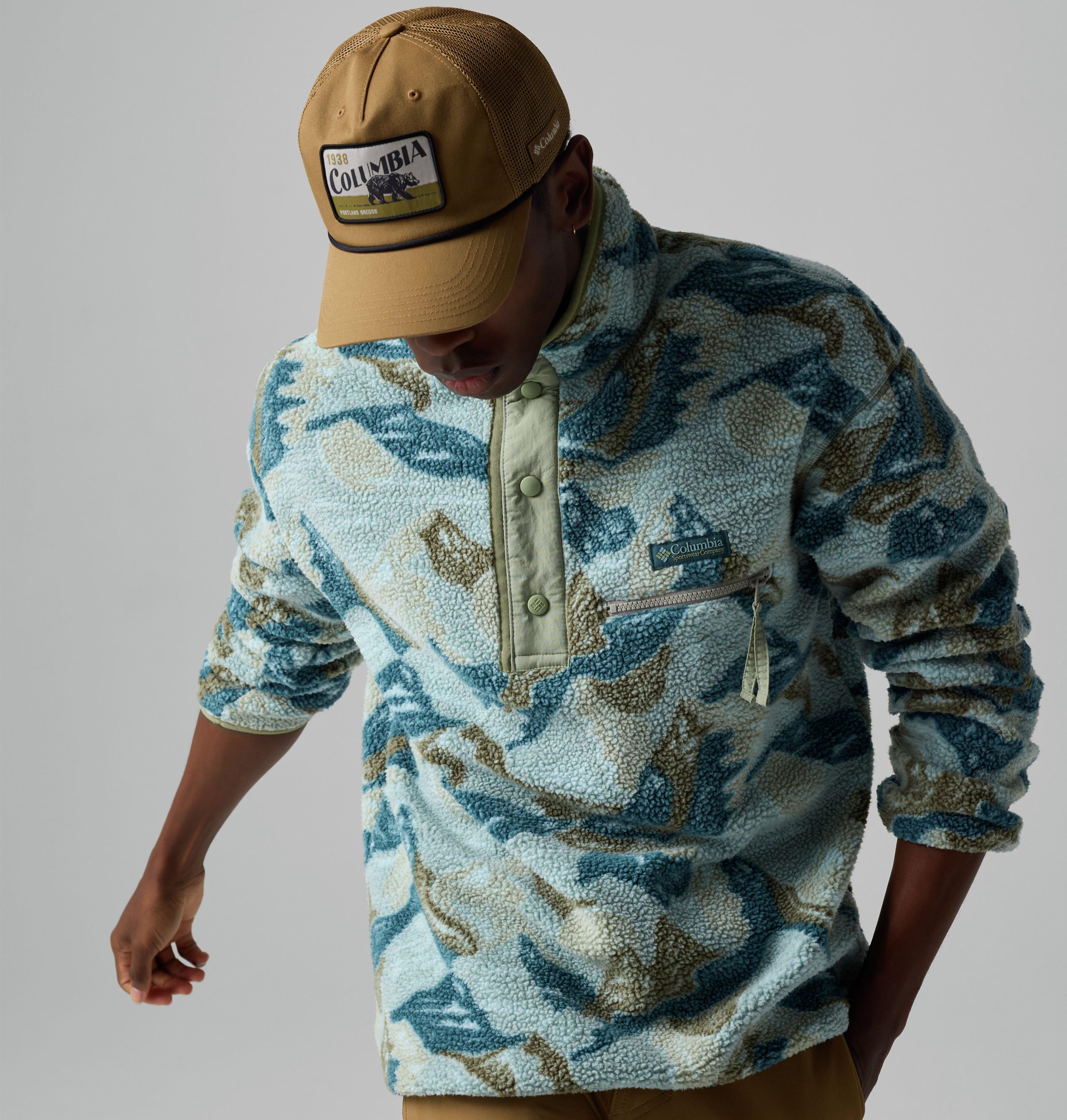Men's Helvetia II Printed Half Snap Printed Fleece Pullover | Columbia