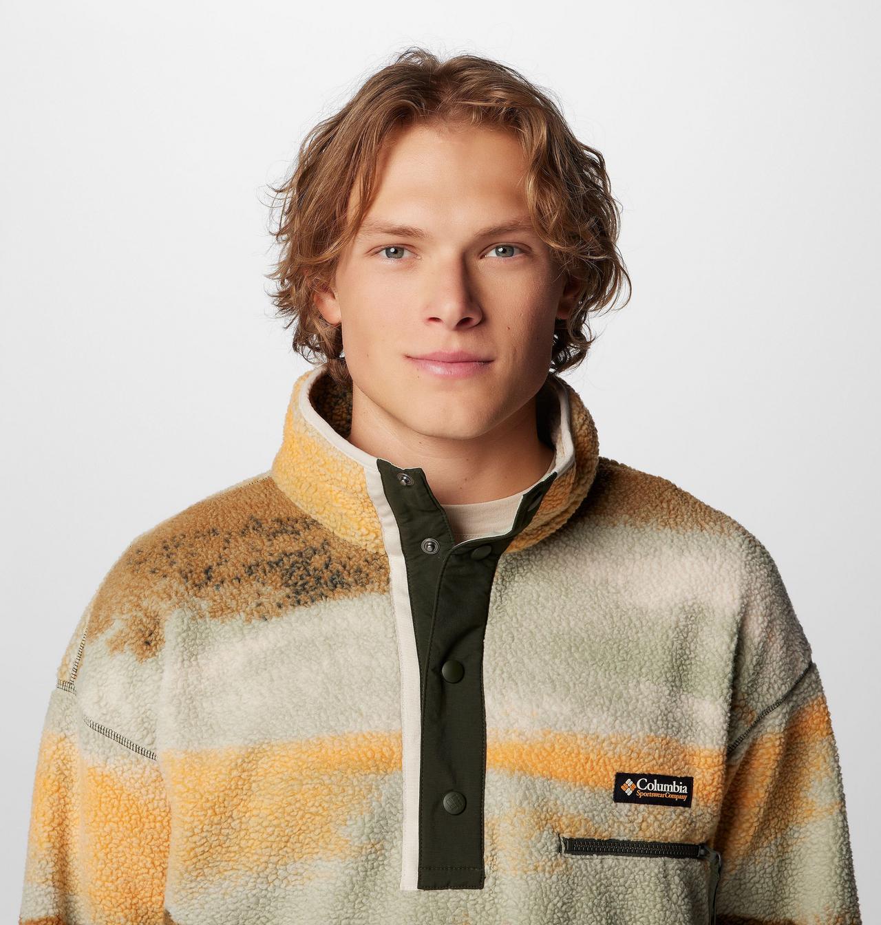 Men's Helvetia™ II Printed Half Snap Printed Fleece Pullover 6