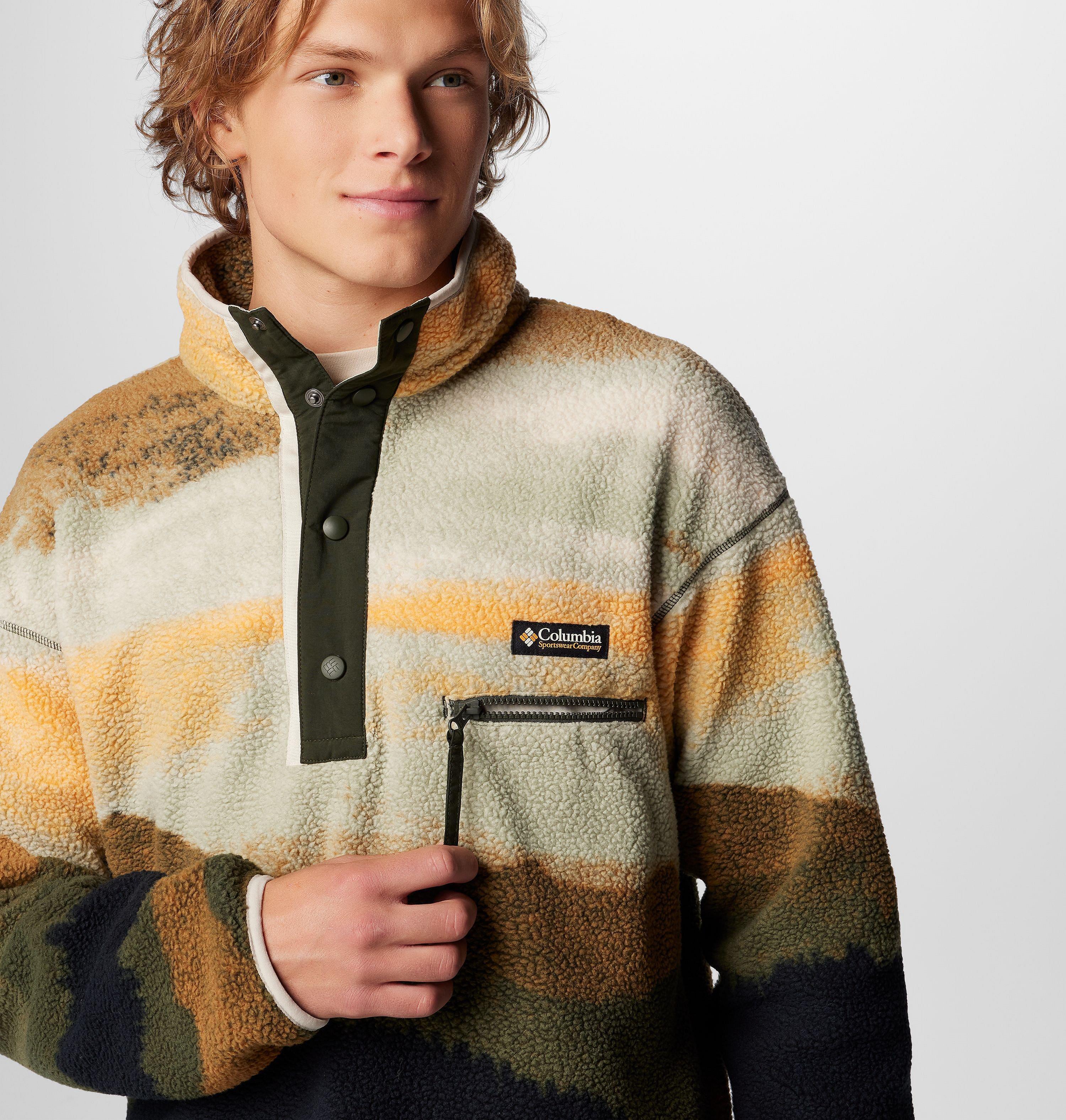 Men's Helvetia II Printed Half Snap Printed Fleece Pullover 6